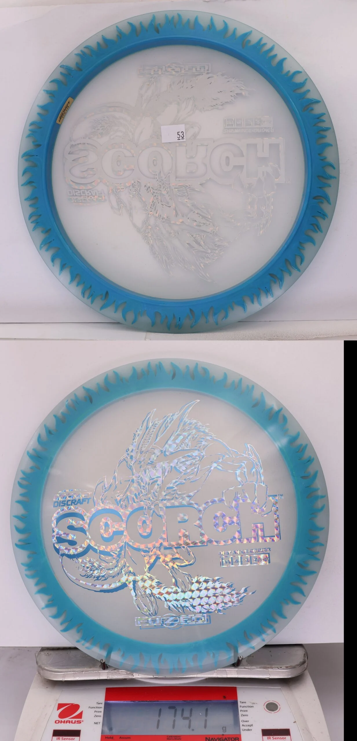 889957 X-Out FuZed Line Scorch - Flames - #53 Clear-Blue, 174
