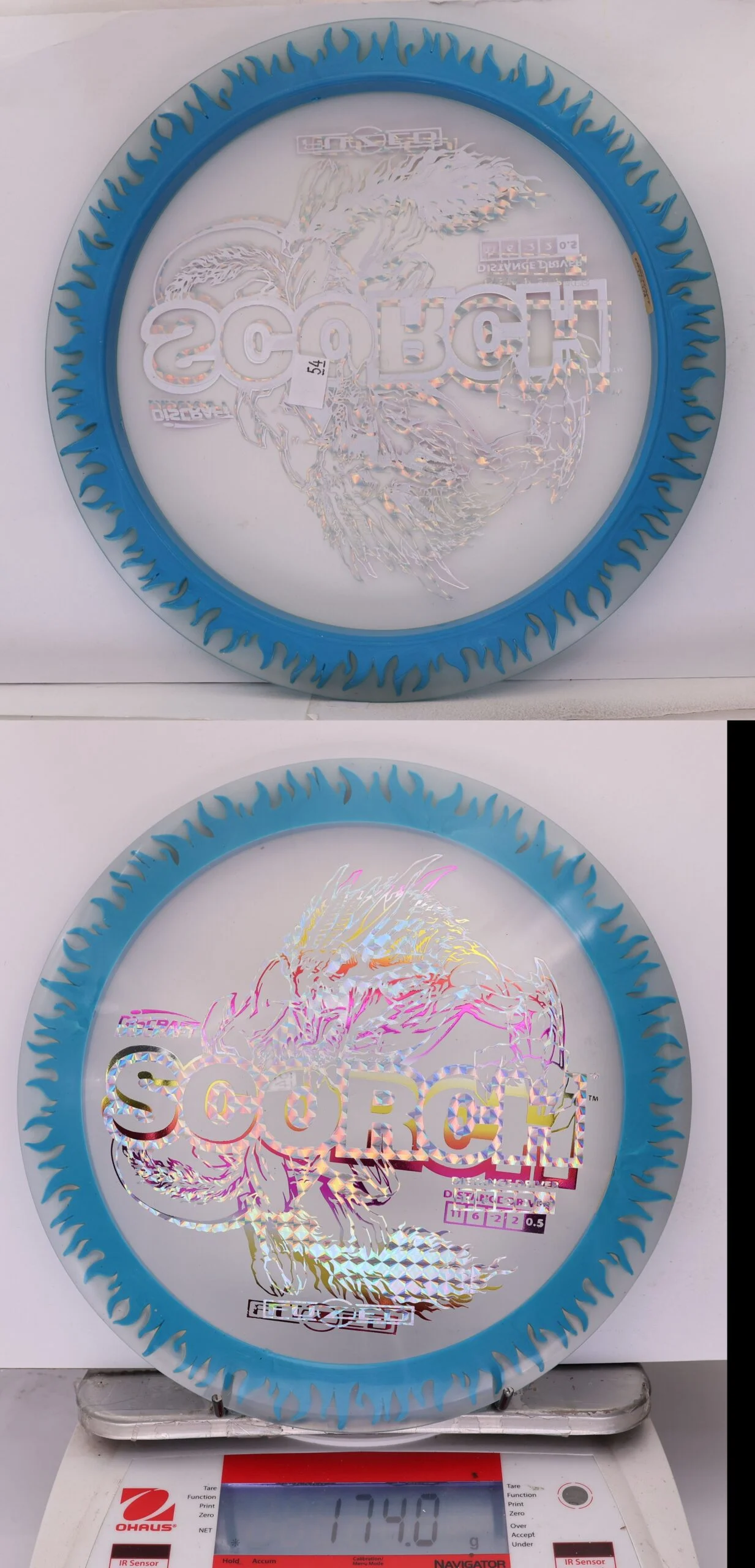 889958 X-Out FuZed Line Scorch - Flames - #54 Clear-Blue, 174