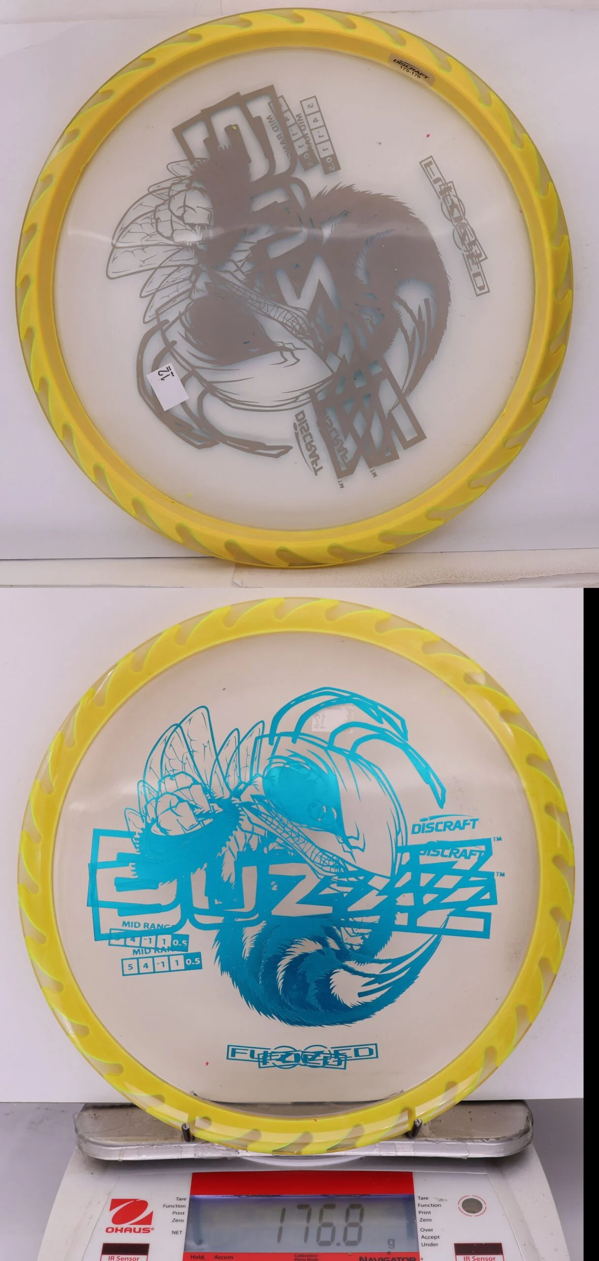 890068 X-Out Fuzed Line Buzzz - Buzzzsaw - #12 Clear-Yellow, 177