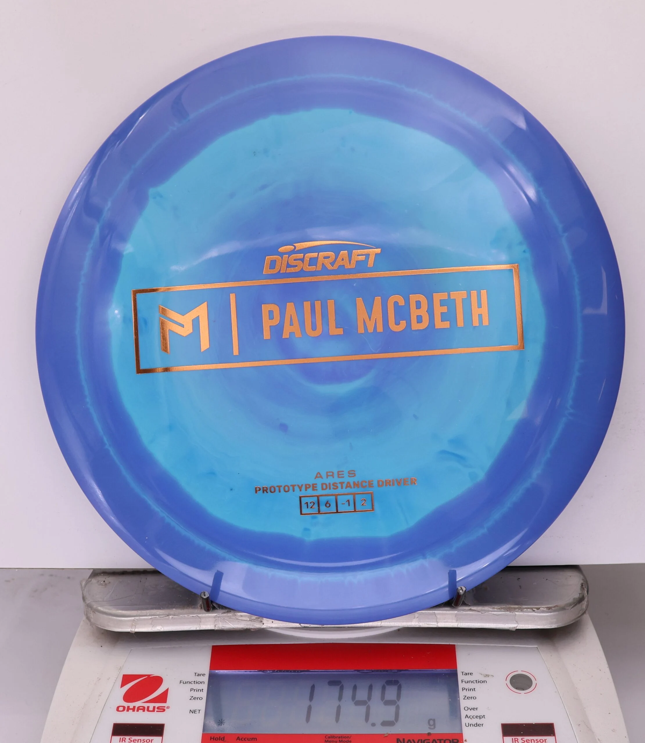 890157 Prototype Ares, Paul McBeth - #21 BlueLtBlue, 175