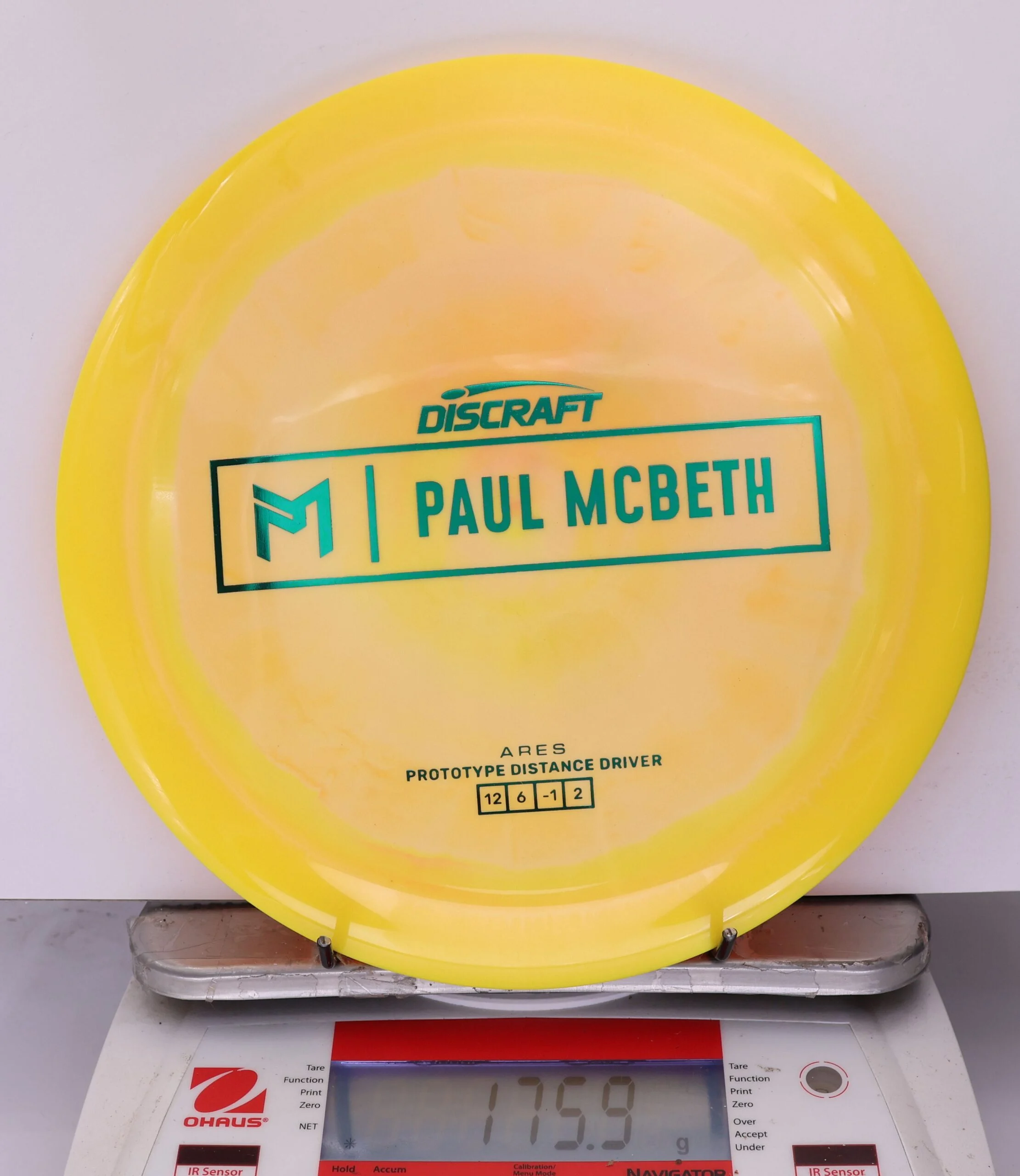 890159 Prototype Ares, Paul McBeth - #23 Yellow, 176