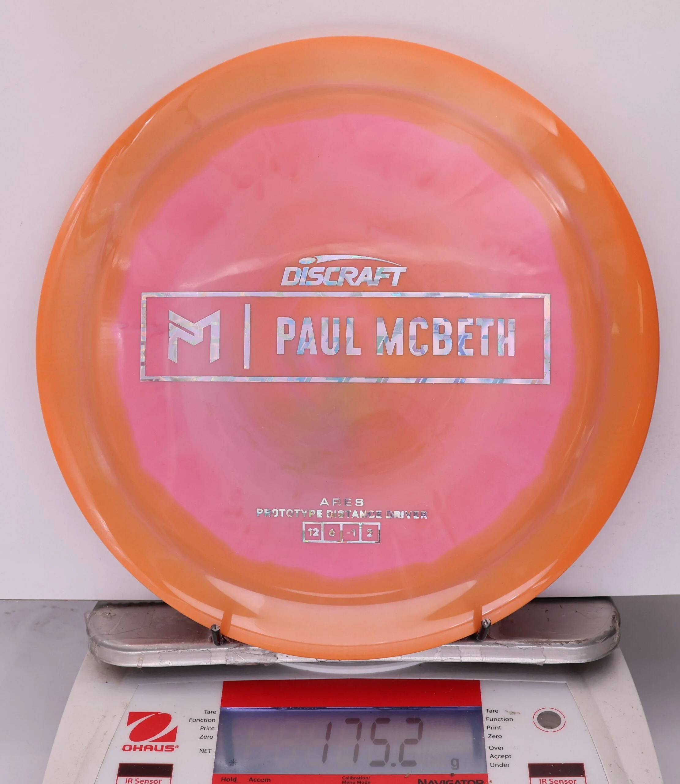 890187 Prototype Ares, Paul McBeth - #33 OrangePink, 175