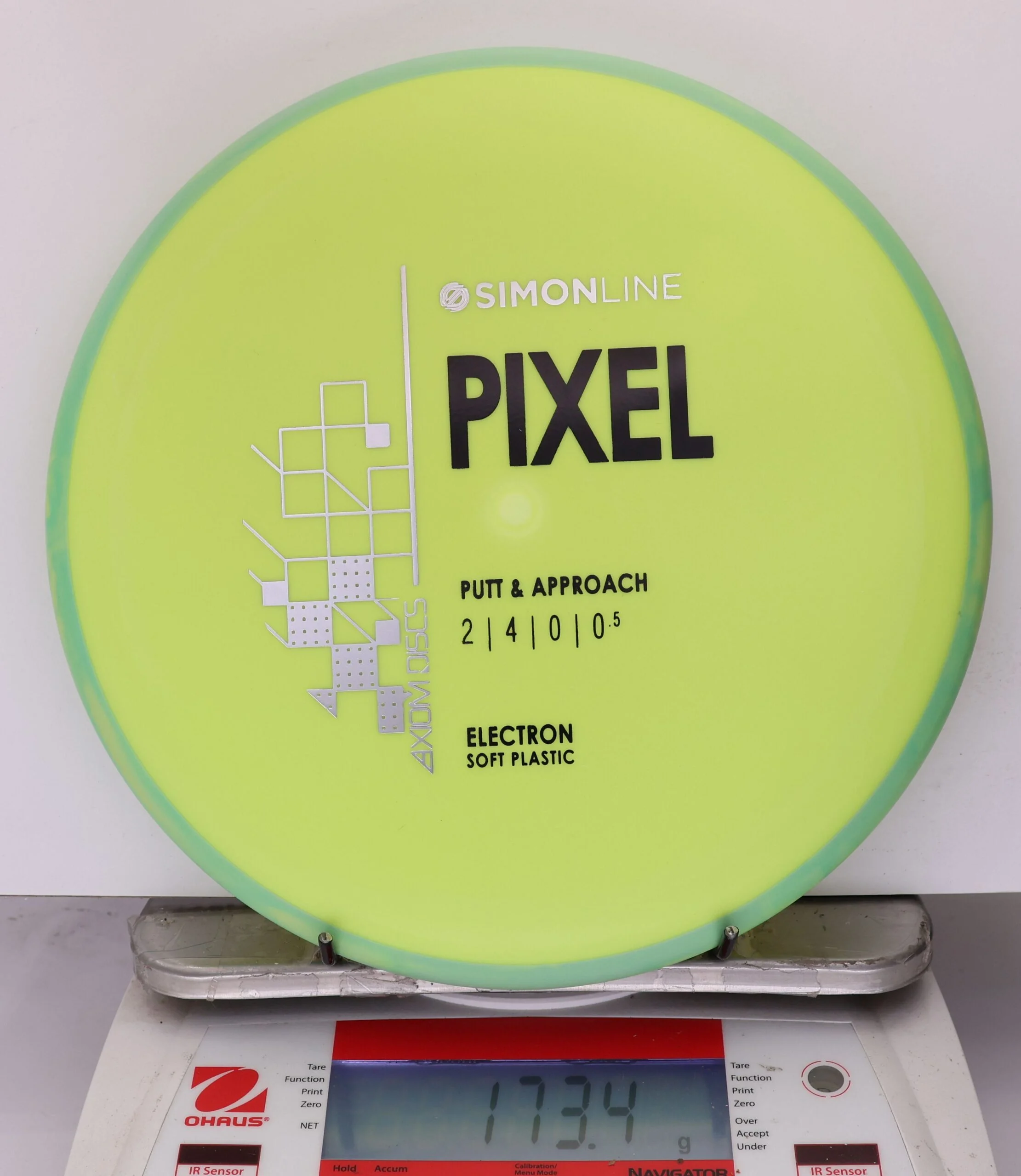 890397 Simon Line Electron Soft Pixel - #89 Green-NYellow, 173
