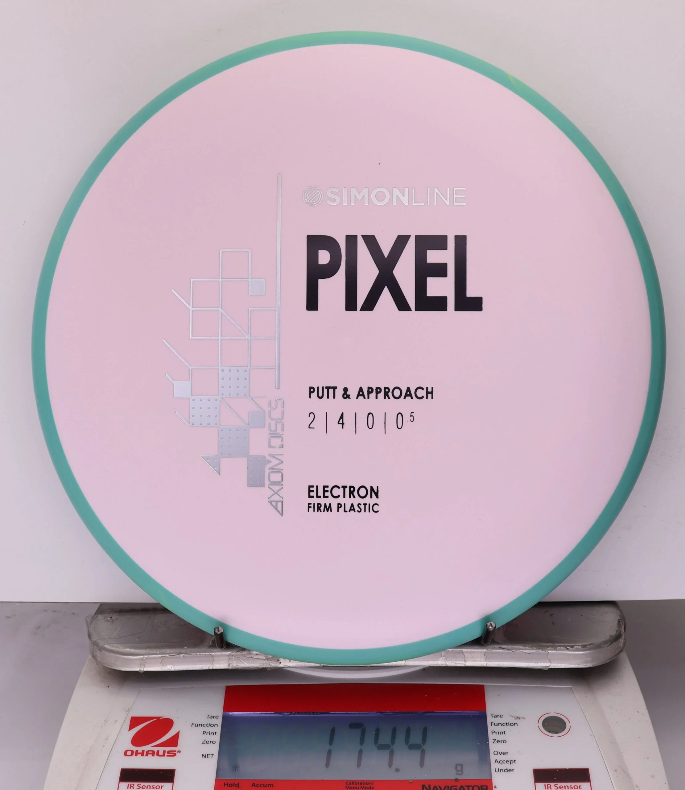 890490 Simon Line Electron Firm Pixel - #43 Teal-LtPink, 174