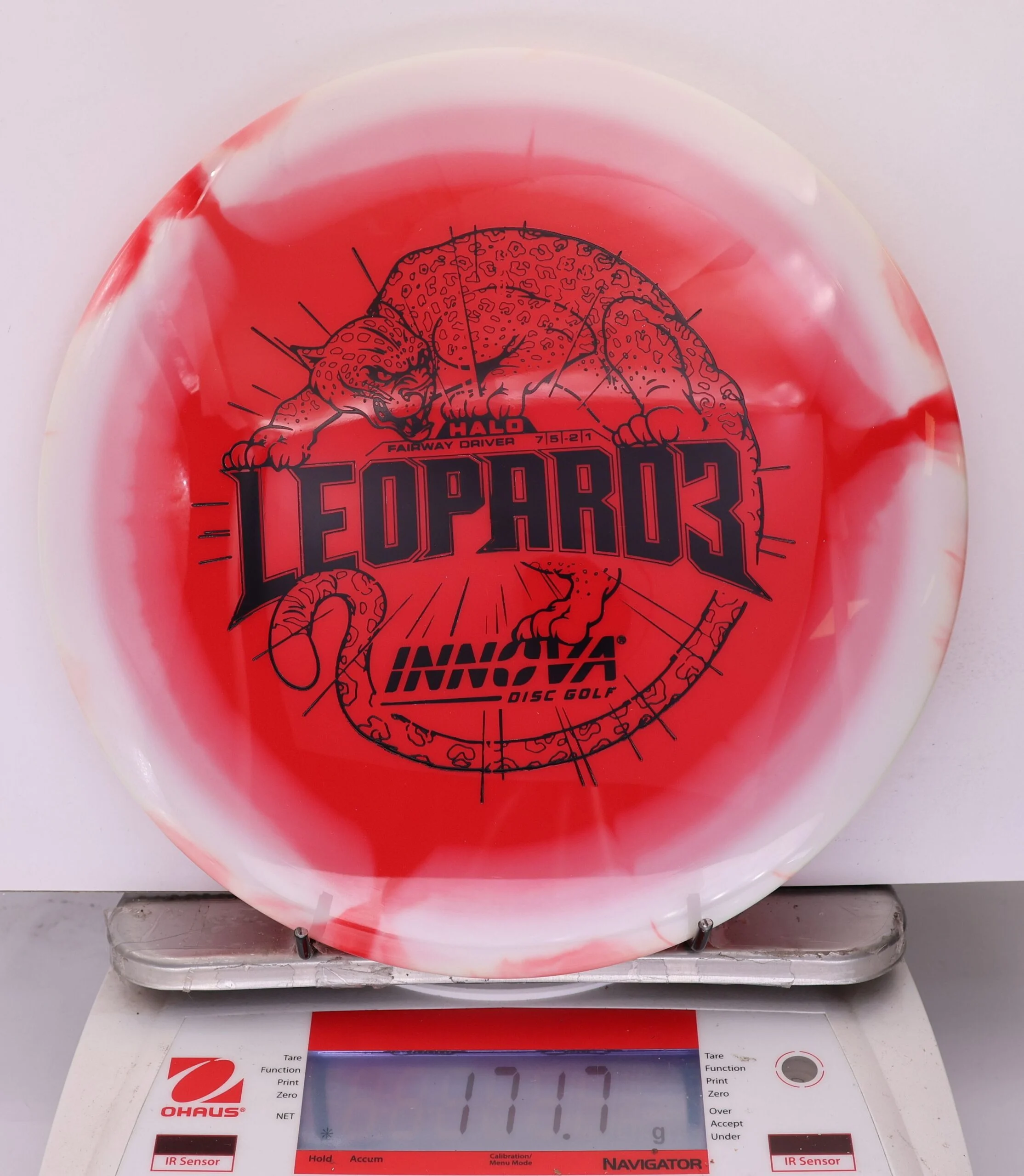890623 Halo Star Leopard3 - #782 White-Red, 172