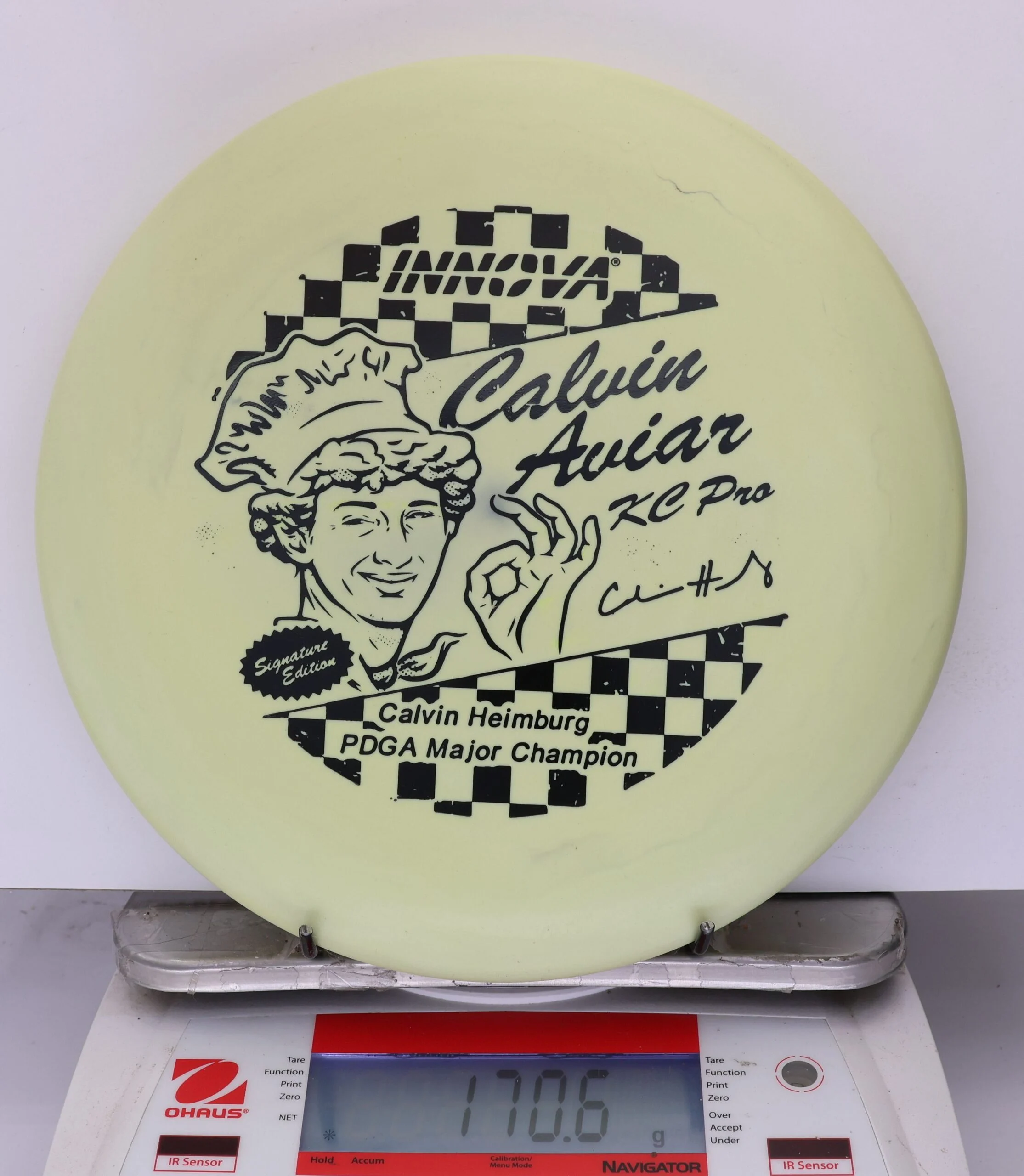 894778 KC Pro Aviar, Calvin Heimburg Character - Signature Edition - #820 Yellow, 171