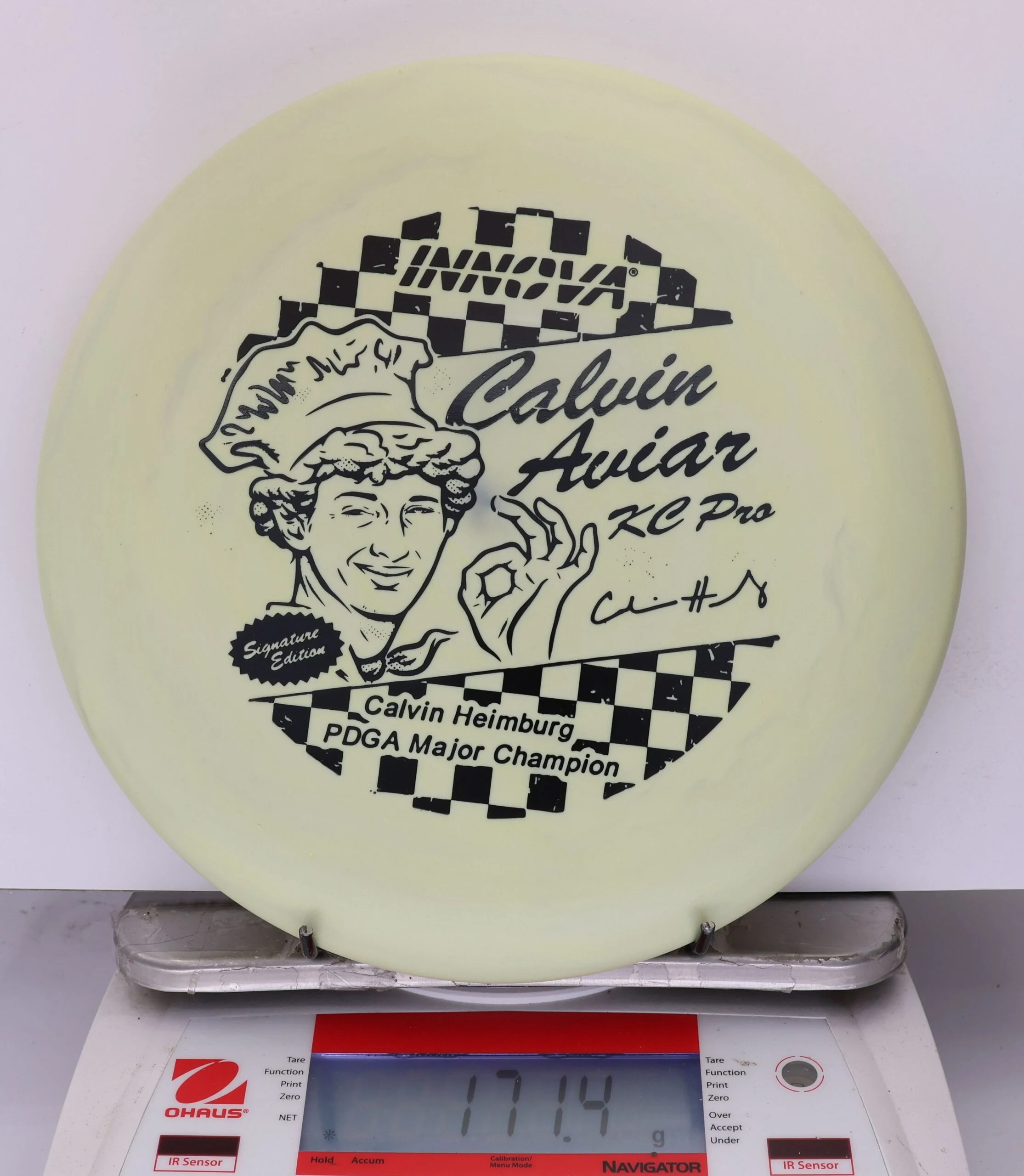 894789 KC Pro Aviar, Calvin Heimburg Character - Signature Edition - #821 Yellow, 171