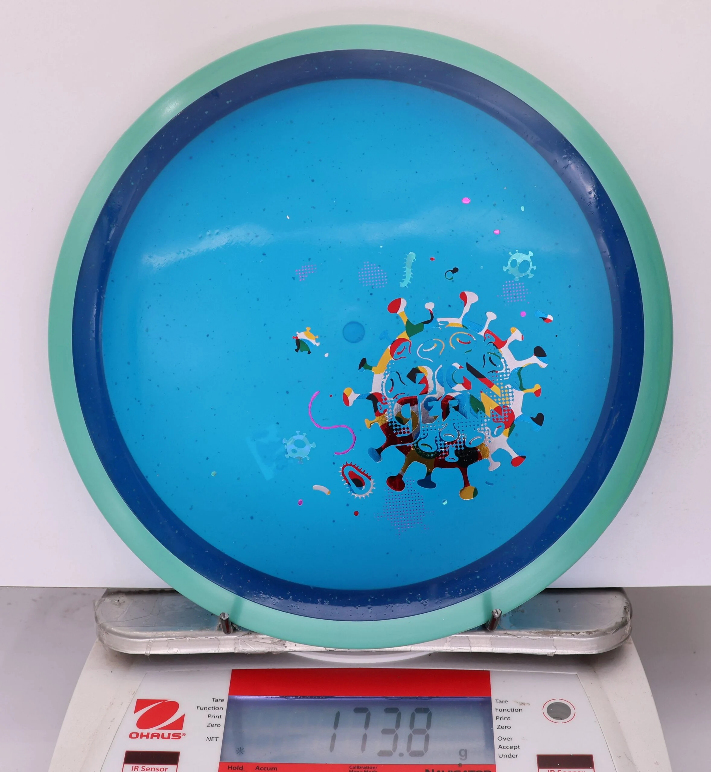895664 Proton Particle Virus, Big Germ - #43 Teal-Blue, 174