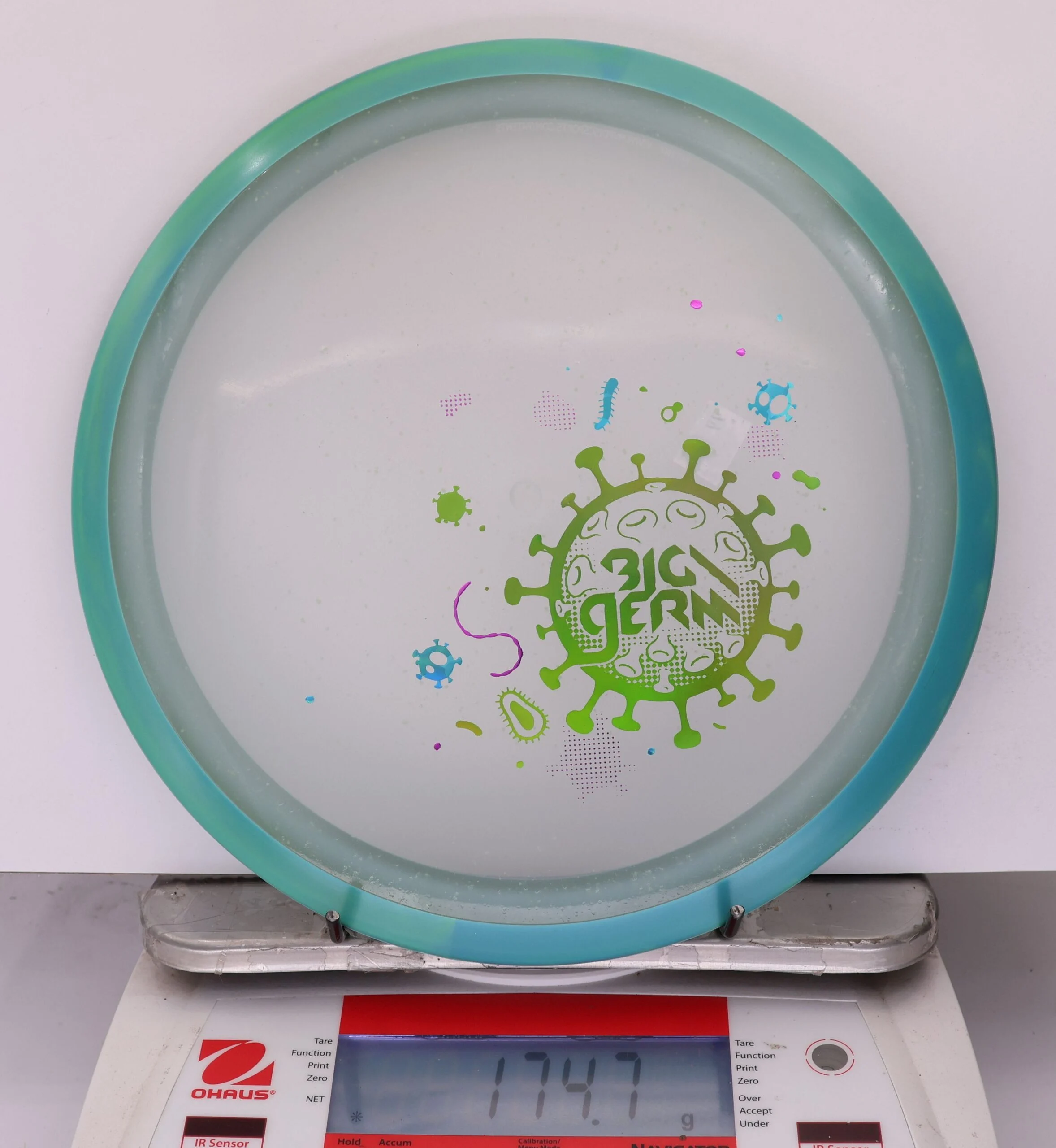 895675 Proton Particle Virus, Big Germ - #44 Teal-Clear, 175