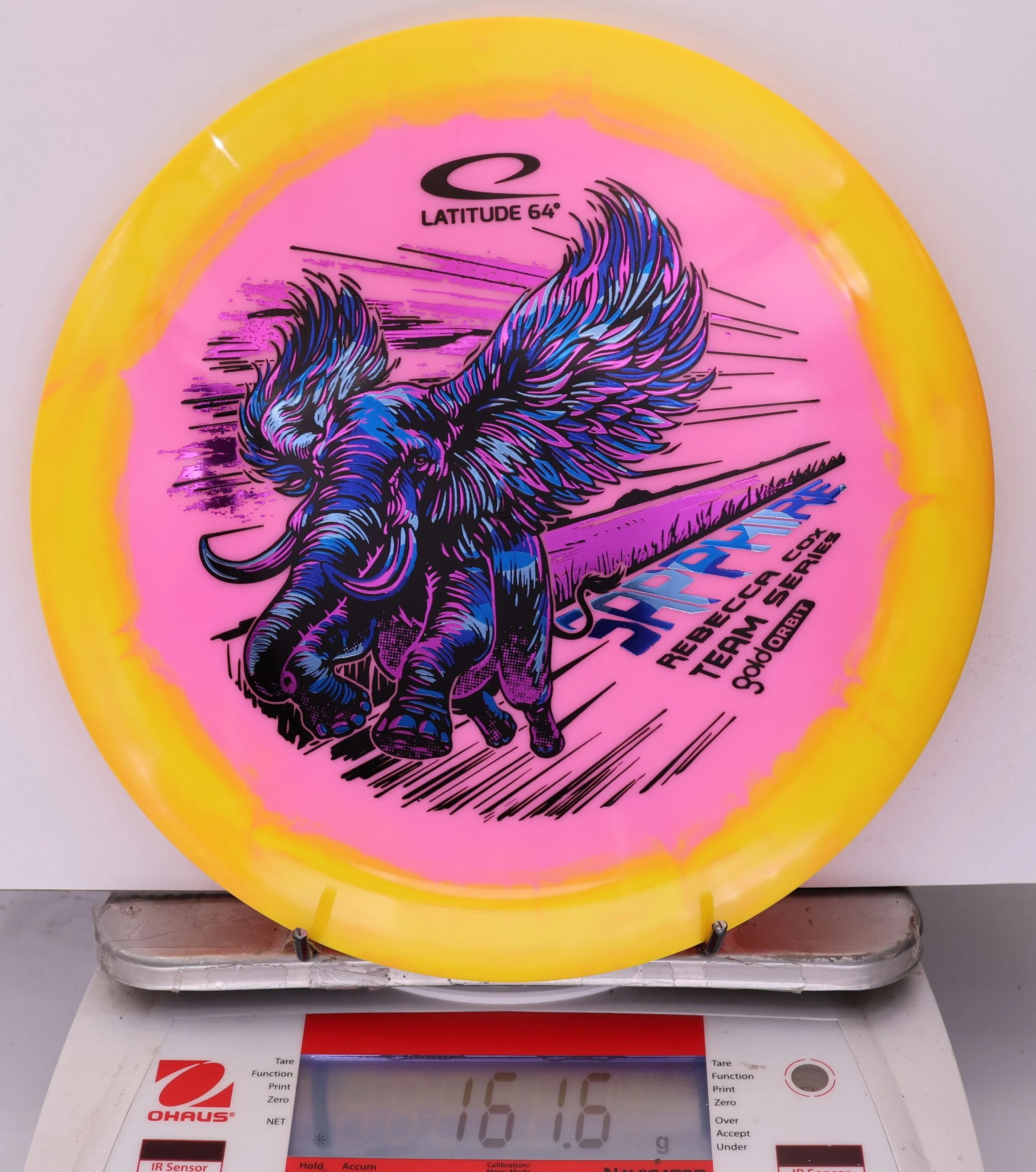 896137 Gold Orbit Sapphire, Rebecca Cox 2026 Team Series - #12 Yellow-Pink, 162