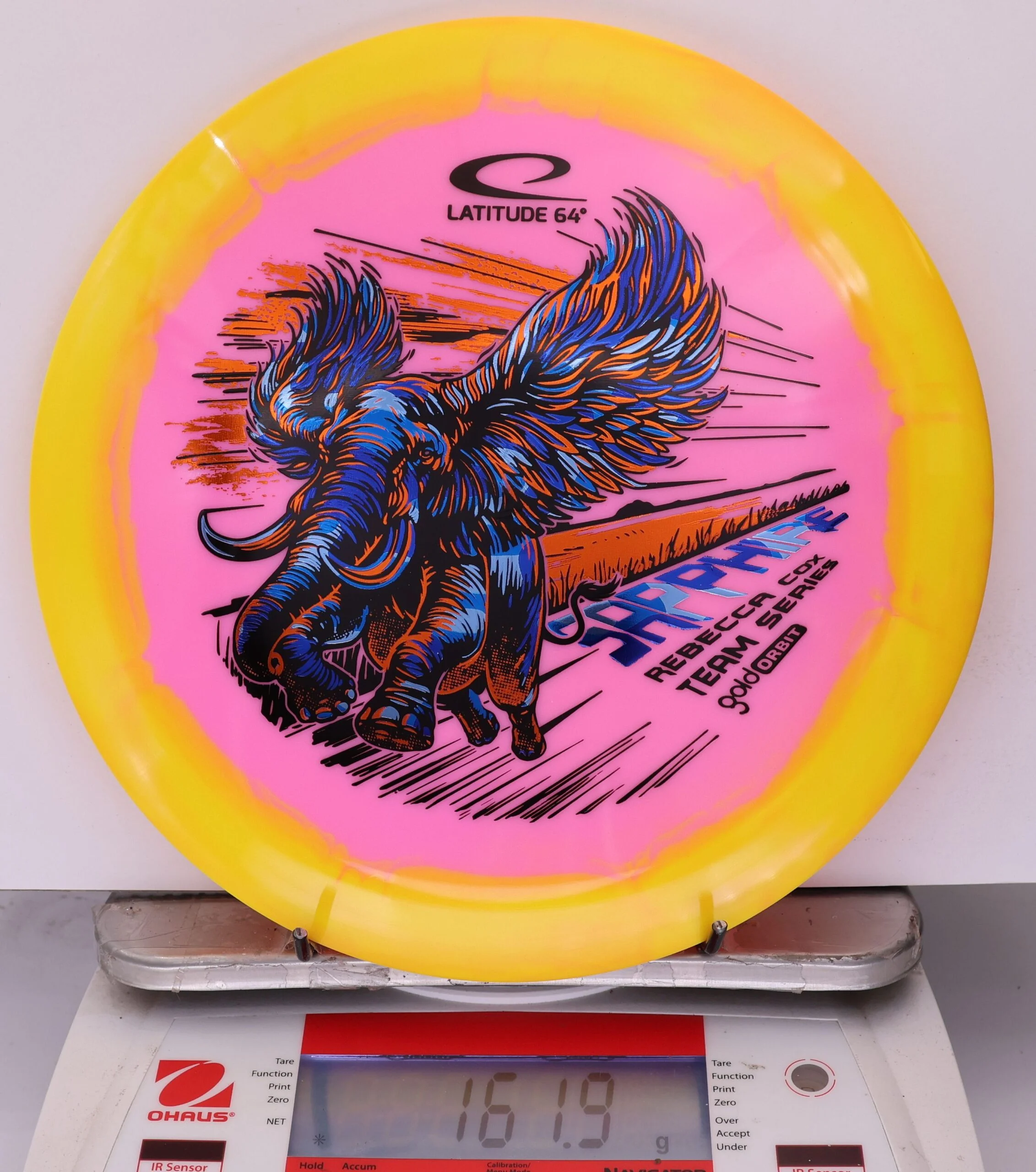 896140 Gold Orbit Sapphire, Rebecca Cox 2026 Team Series - #15 Yellow-Pink, 162