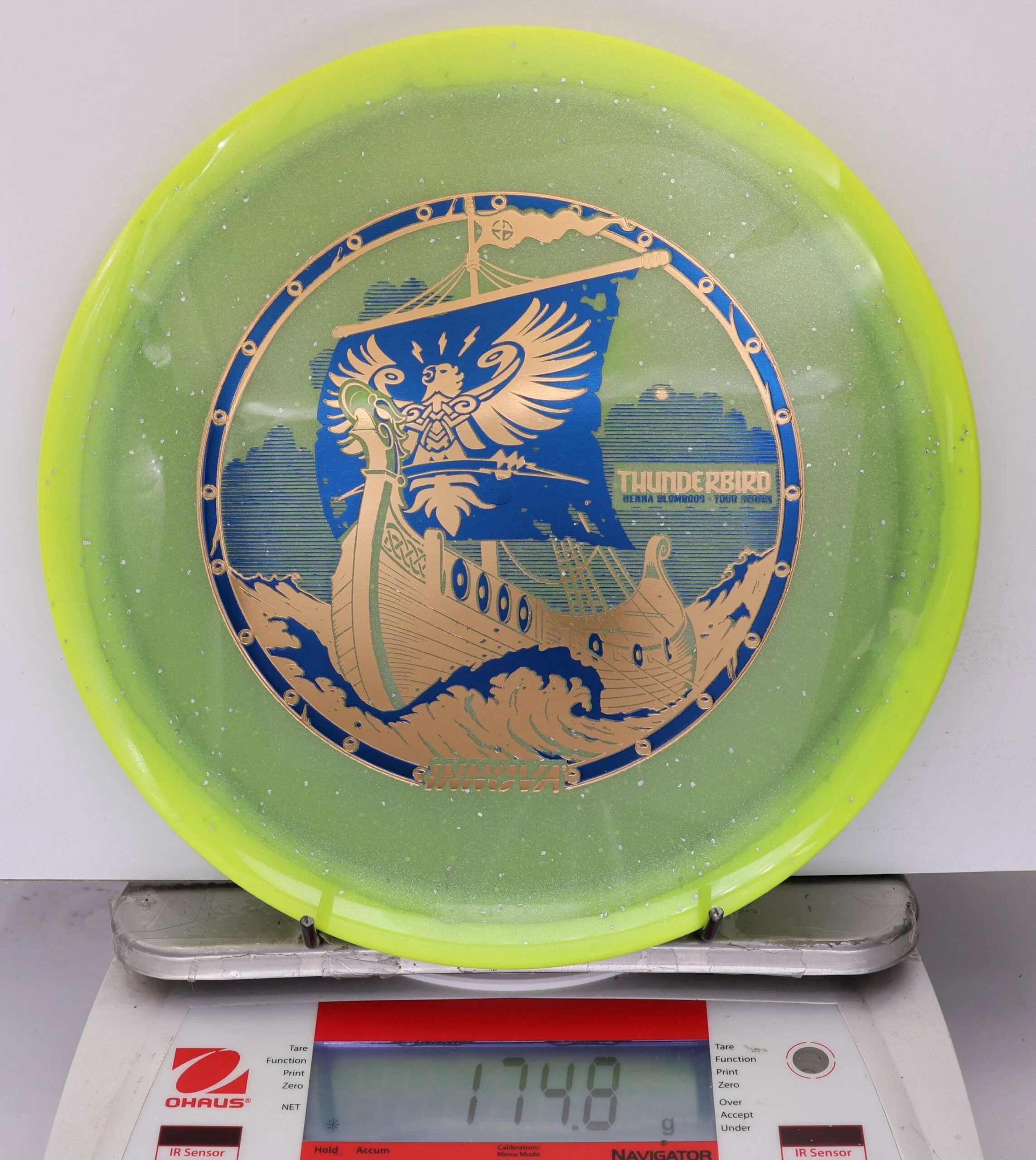 896853 Halo Champion Moondust Thunderbird, Henna Blomroos 2026 Tour Series - #10 Yellow-Gray, 175