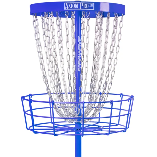 897098 Axiom Pro HD Disc Golf Basket - Royal Blue