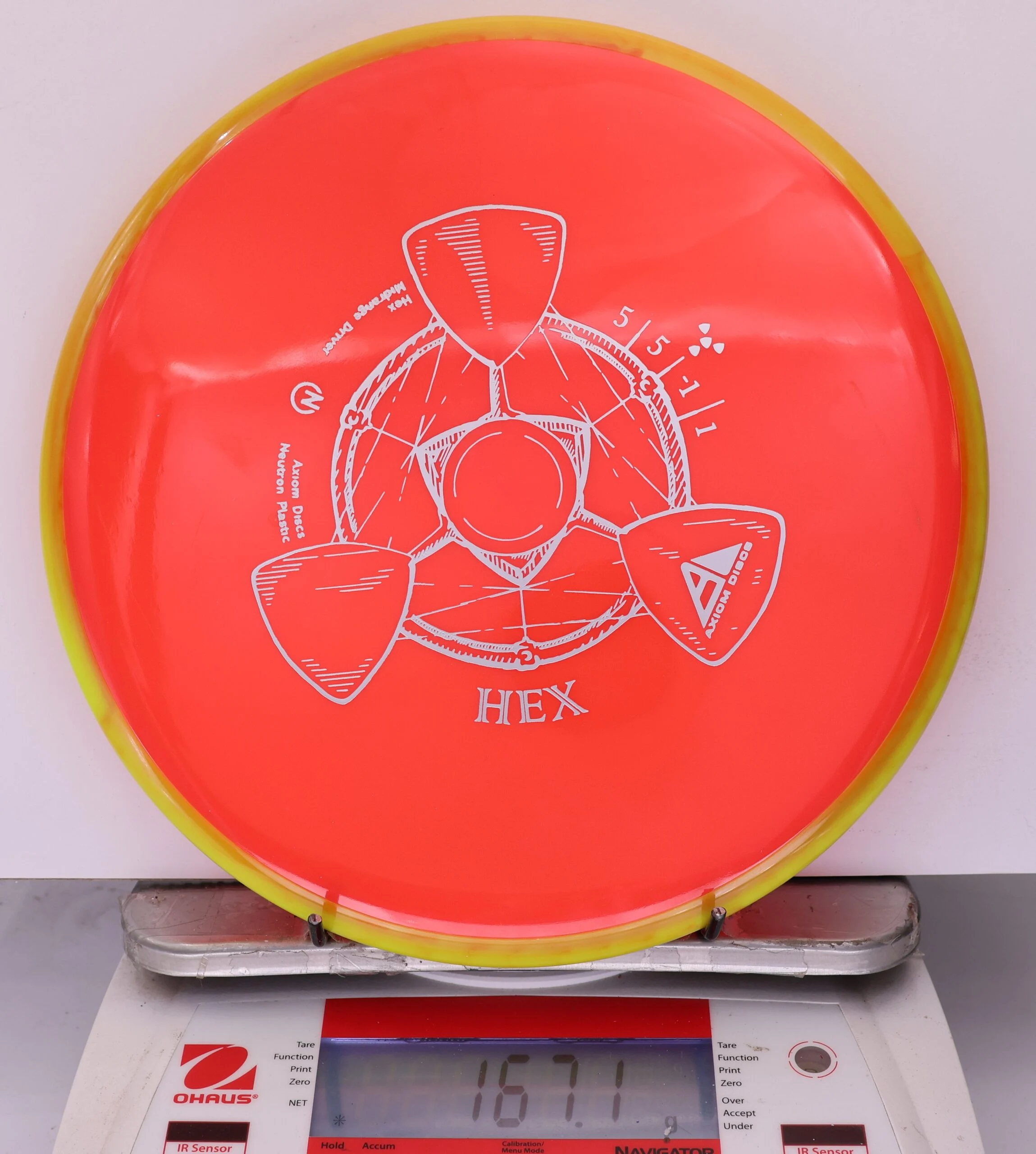 897547 Neutron Hex - #11 Yellow-Red, 167