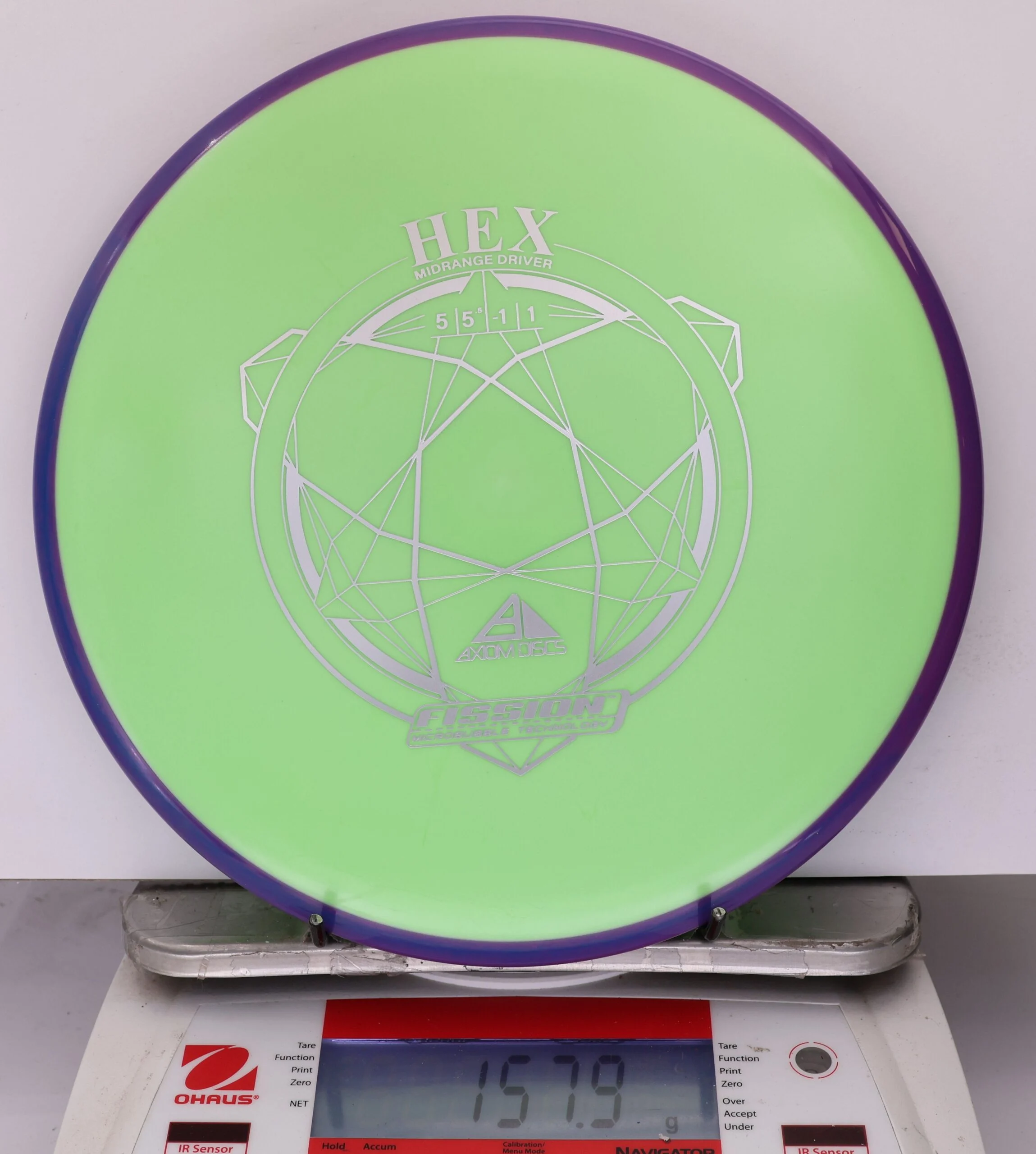 897786 Fission Hex - #14 Purple-LtGreen, 158