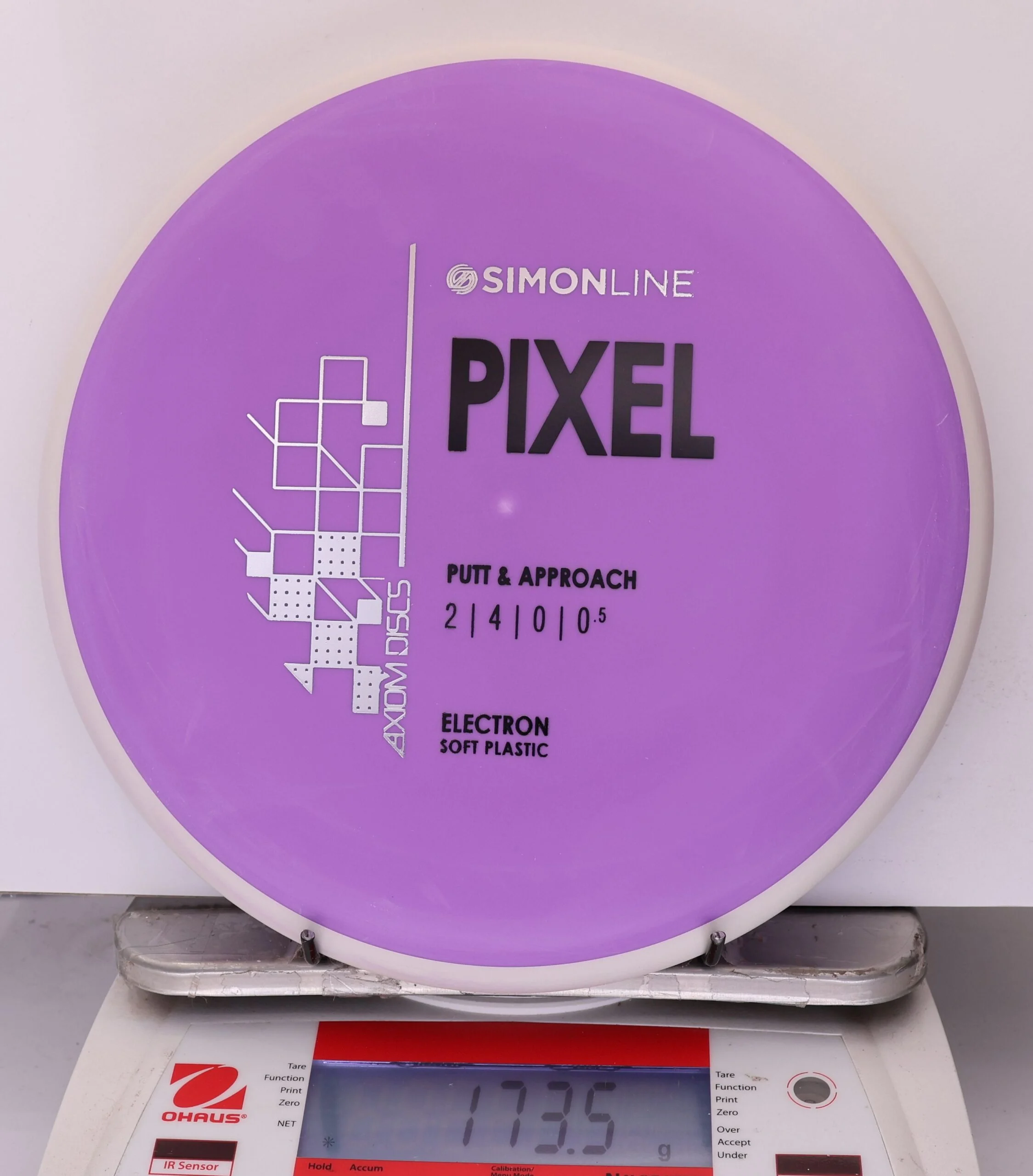 905932 Simon Line Electron Soft Pixel - #511 White-Purple, 174