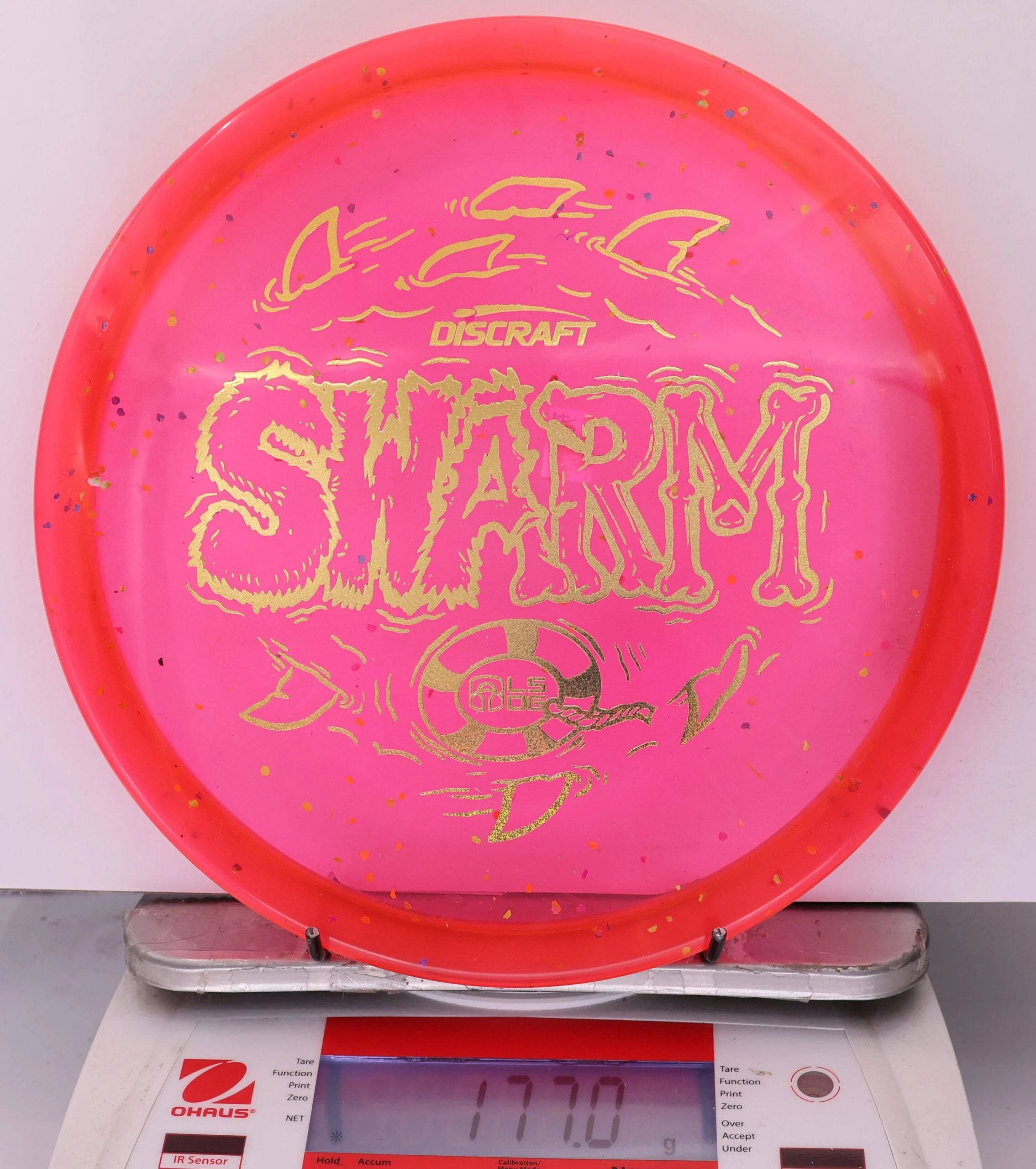 909815 CryZtal Confetti Swarm, 2026 Ledgestone Edition - #04 Neon Red, 177