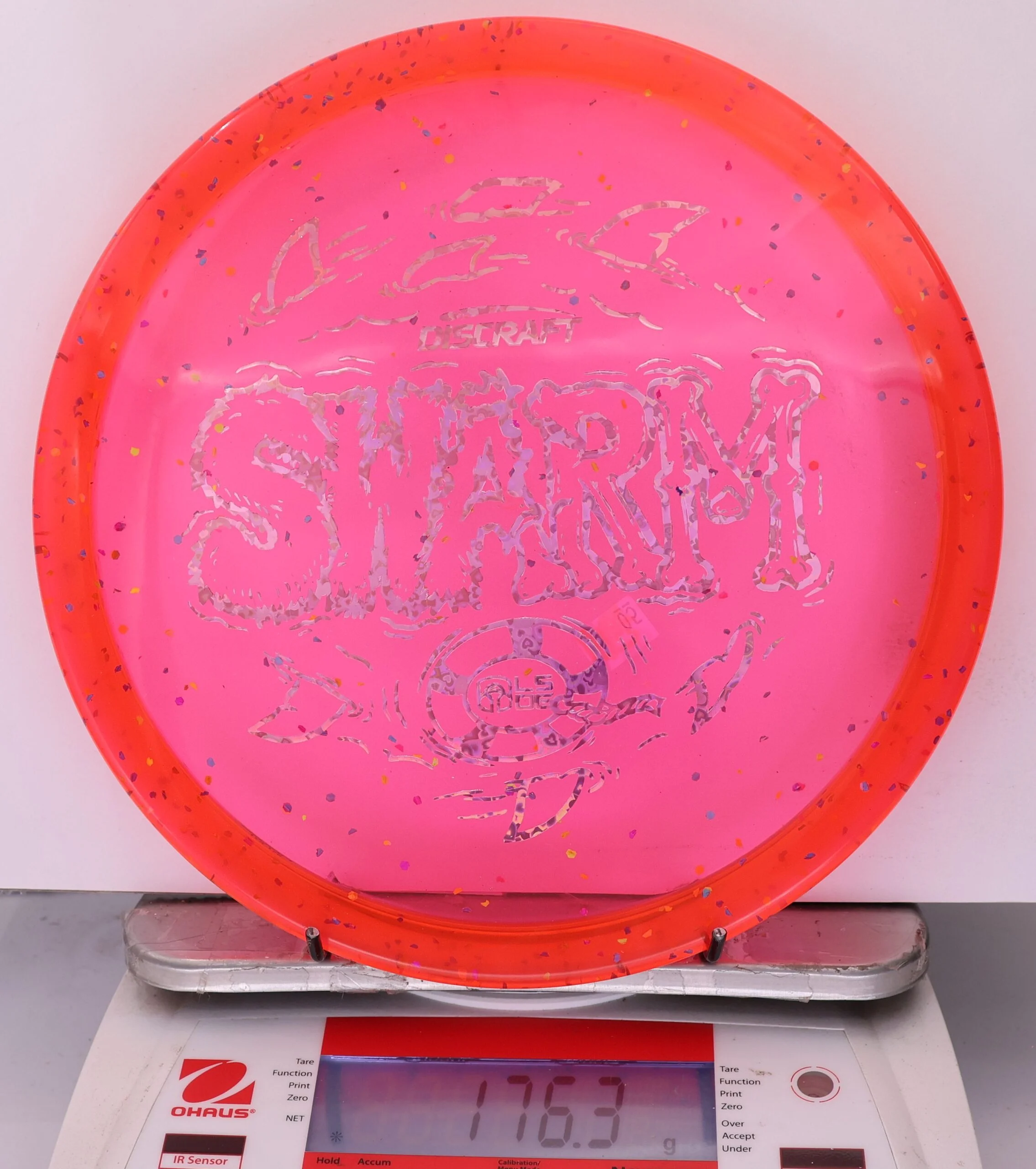 909816 CryZtal Confetti Swarm, 2026 Ledgestone Edition - #05 Neon Red, 176