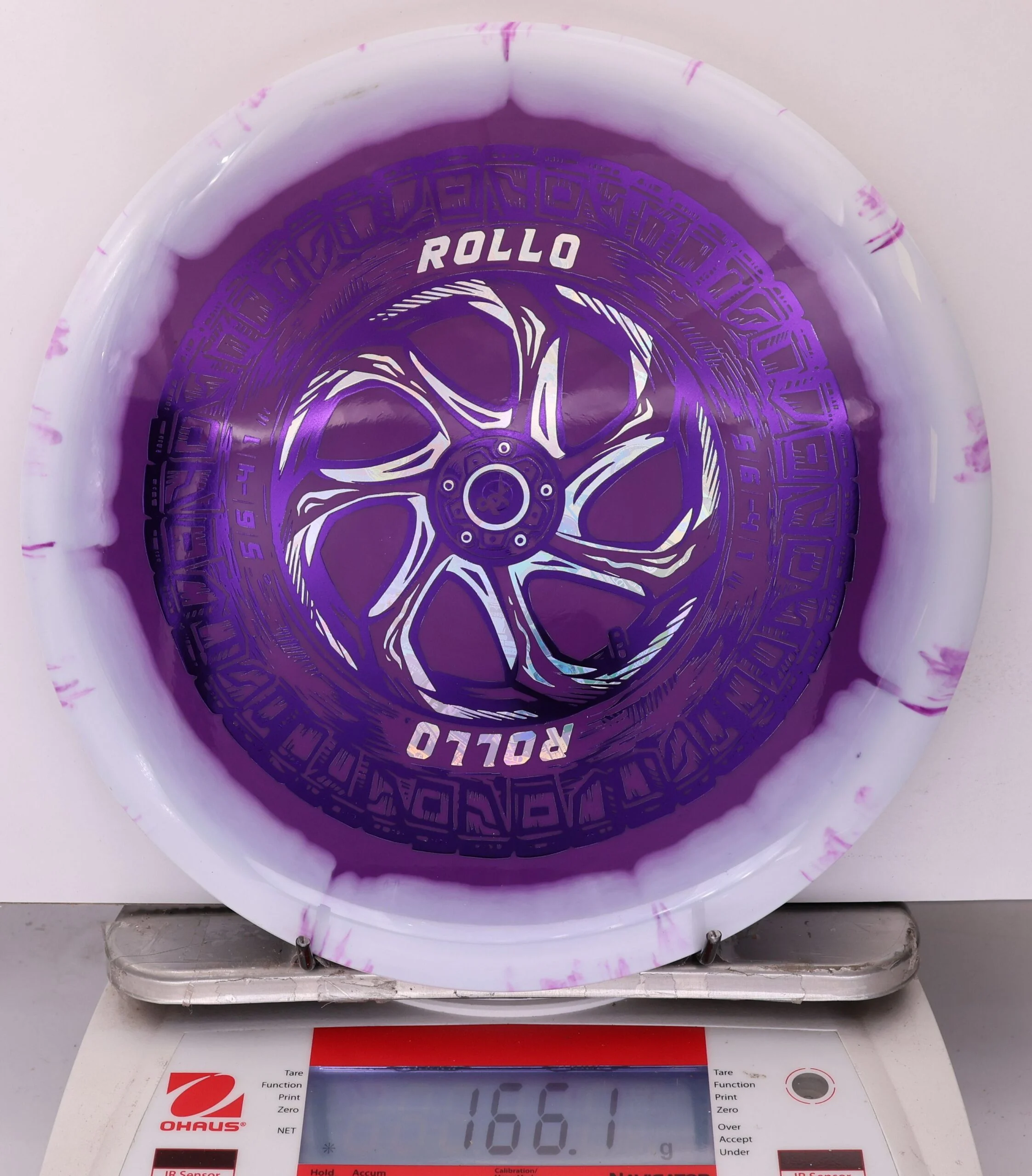 910985 Halo Star Rollo, Spare Tire - #01 White-Purple, 166