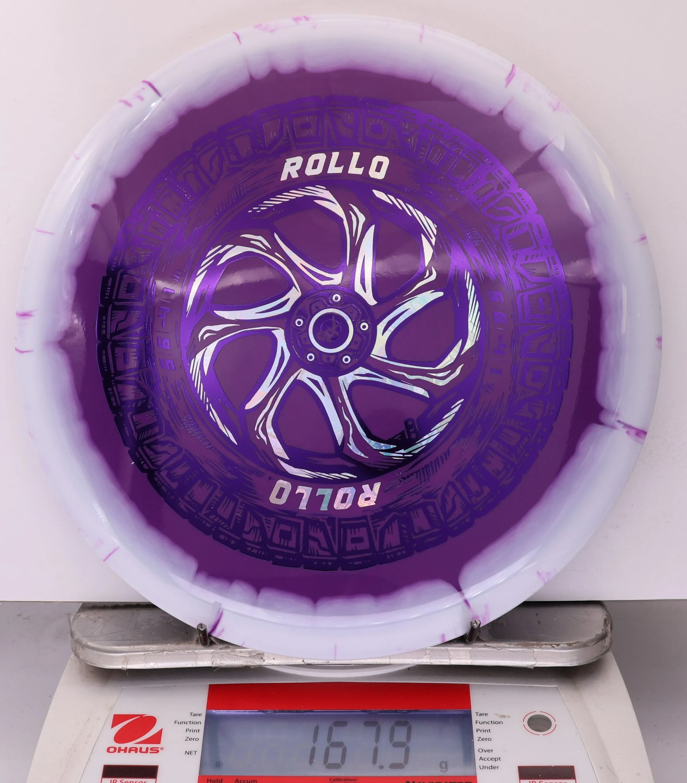 911024 Halo Star Rollo, Spare Tire - #02 White-Purple, 168