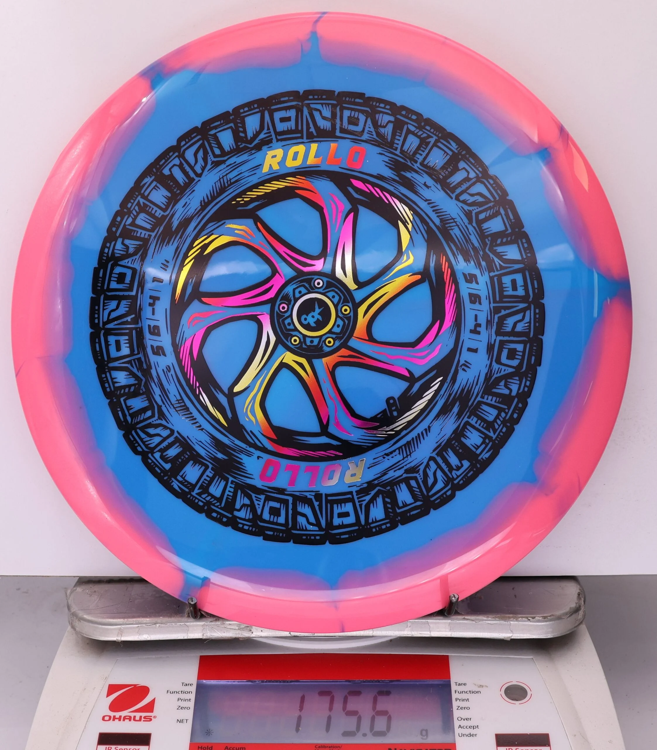 911026 Halo Star Rollo, Spare Tire - #04 Pink-Blue, 176