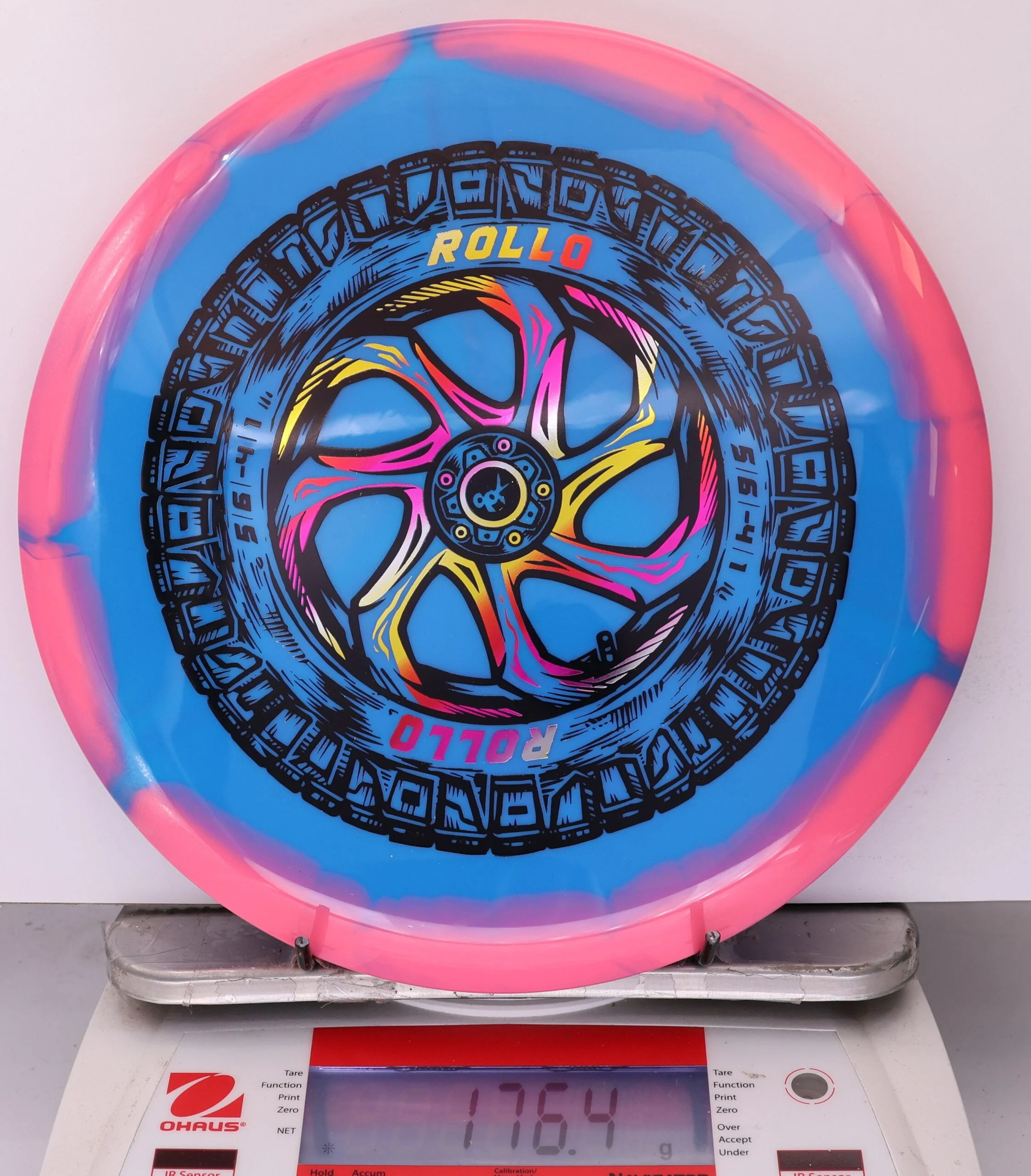 911027 Halo Star Rollo, Spare Tire - #05 Pink-Blue, 176