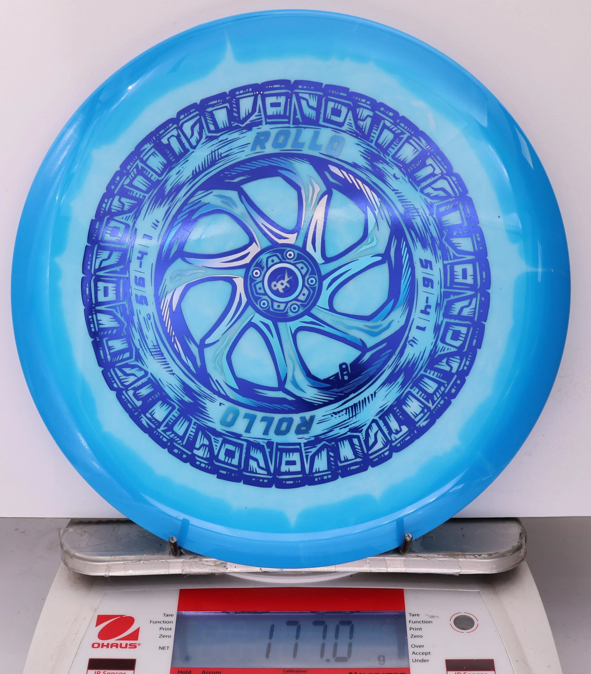 911028 Halo Star Rollo, Spare Tire - #06 Blue-White, 177