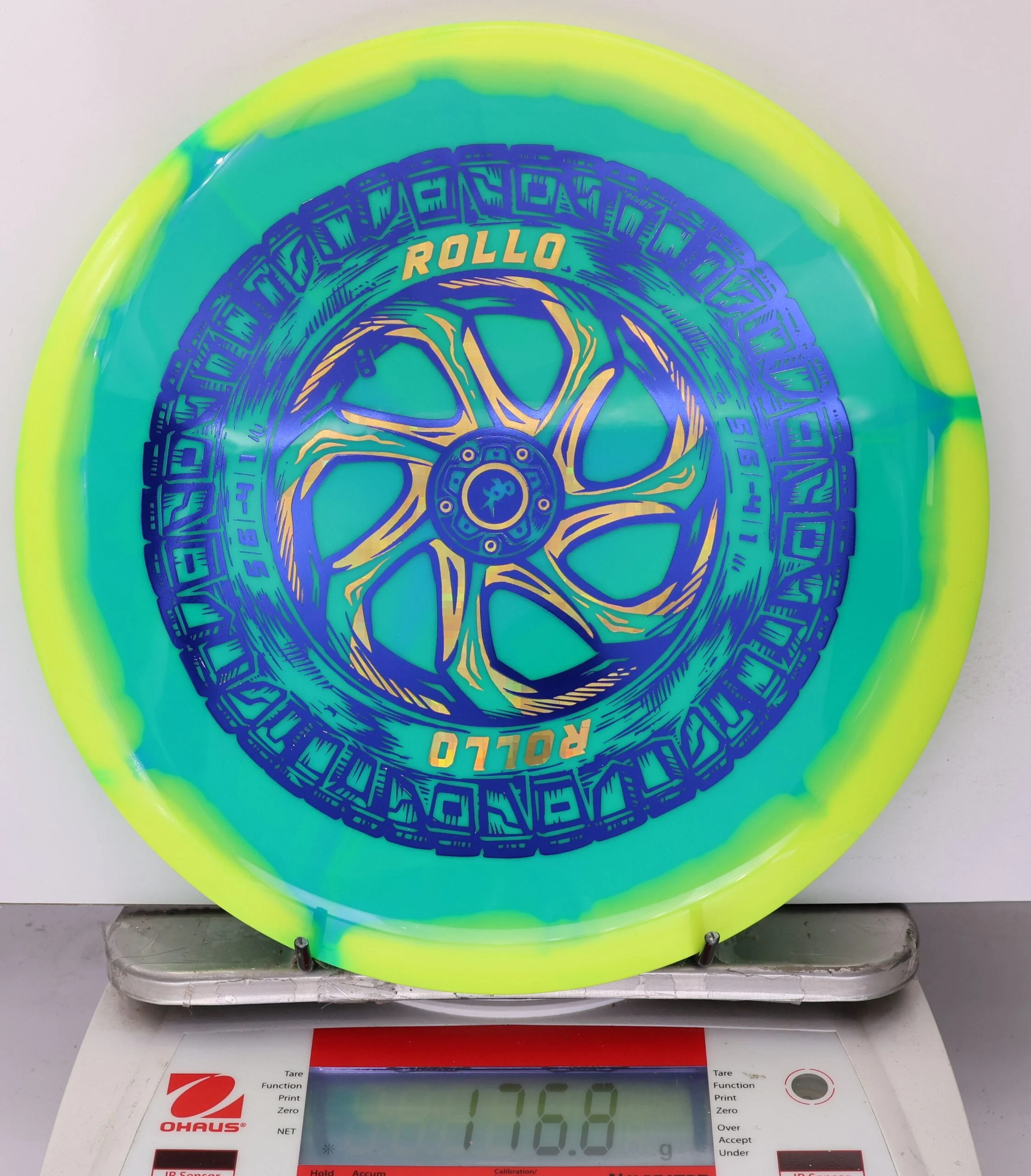 911141 Halo Star Rollo, Spare Tire - #17 NYellow-Teal, 177