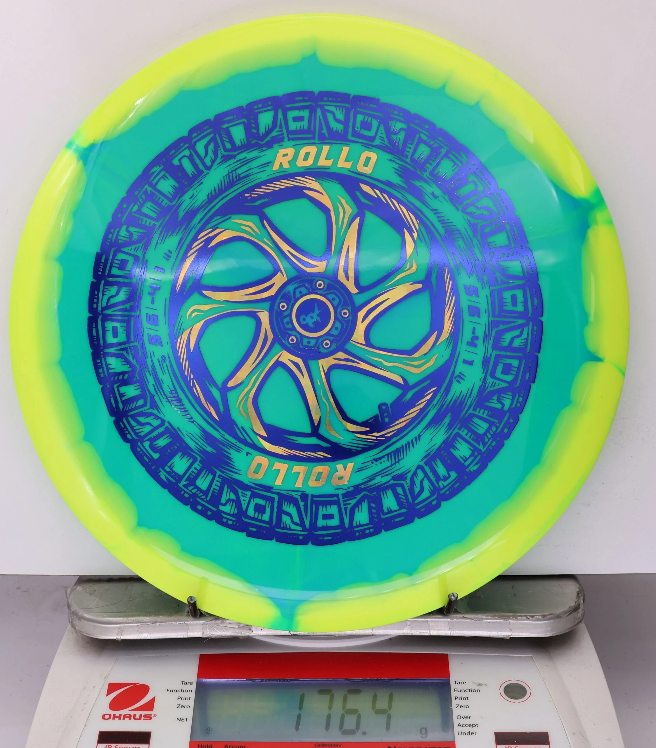 911142 Halo Star Rollo, Spare Tire - #18 NYellow-Teal, 176