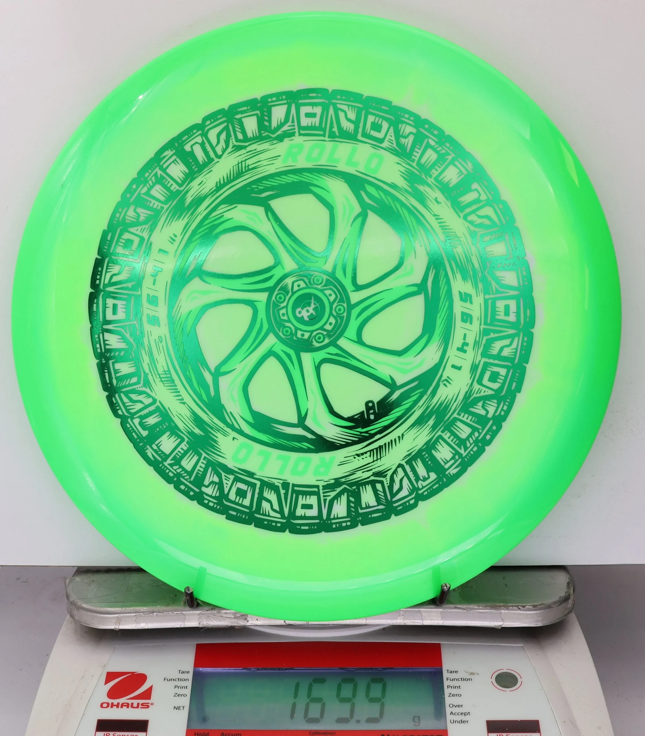 911144 Halo Star Rollo, Spare Tire - #20 Green-White, 170
