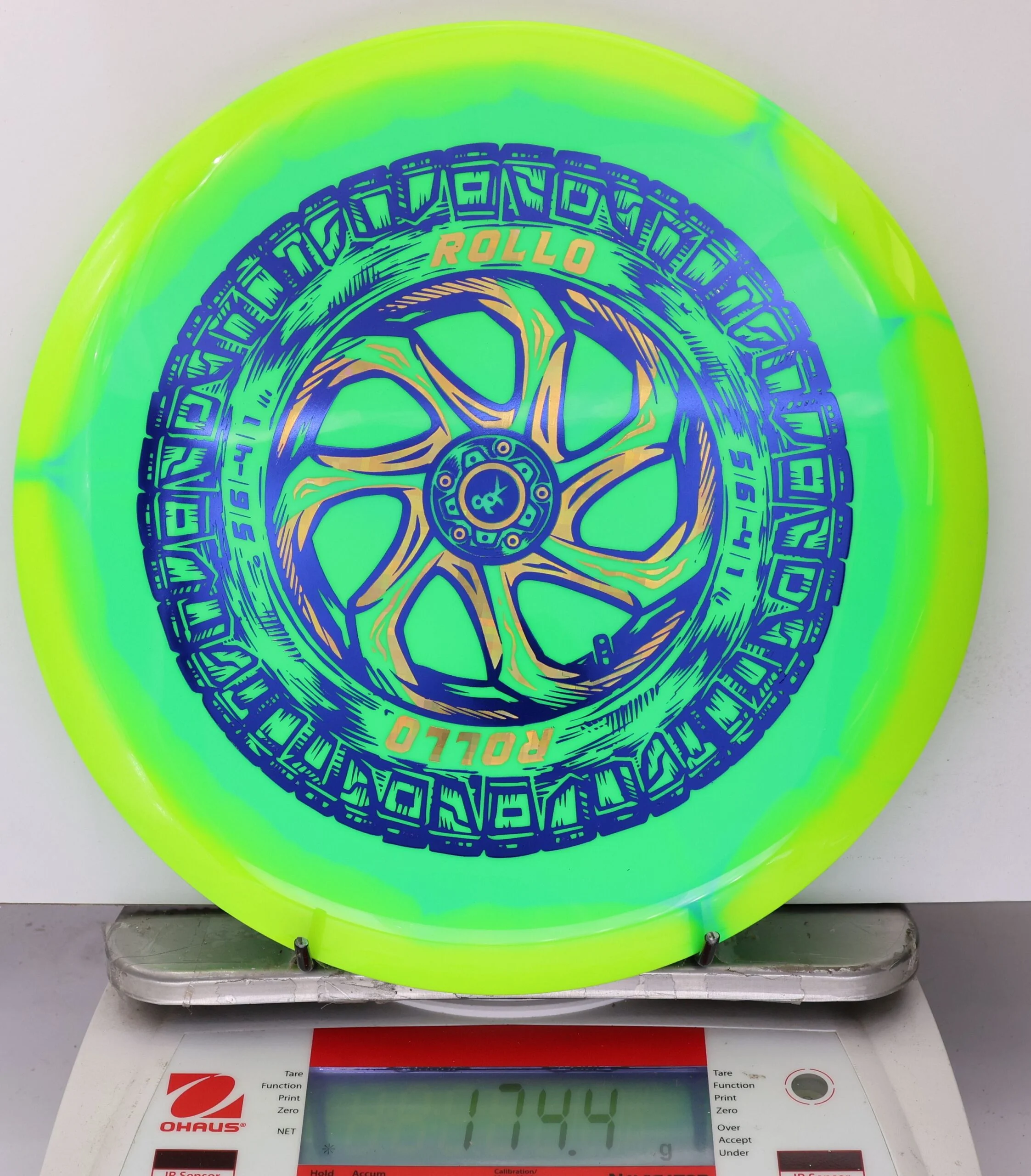 911180 Halo Star Rollo, Spare Tire - #22 NYellow-Green, 174