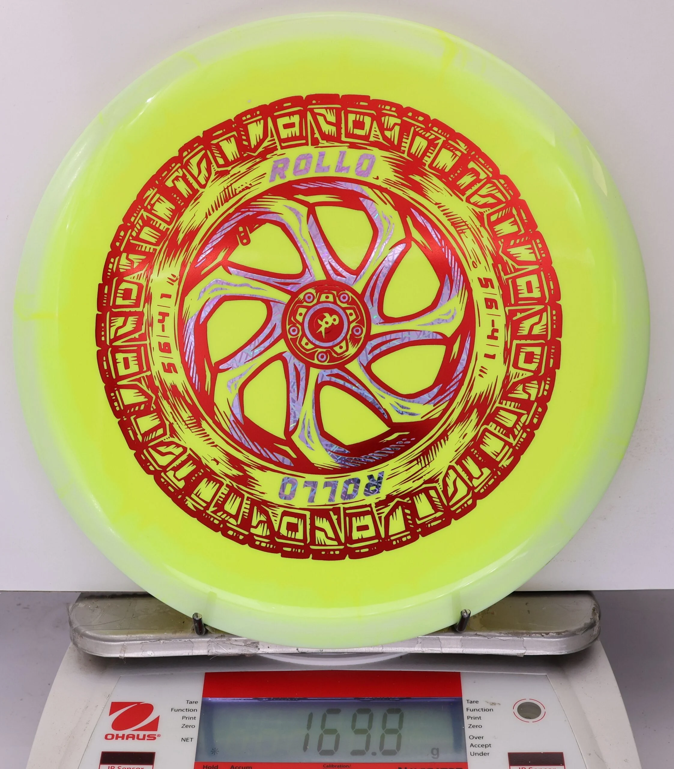 911183 Halo Star Rollo, Spare Tire - #25 White-Yellow, 170