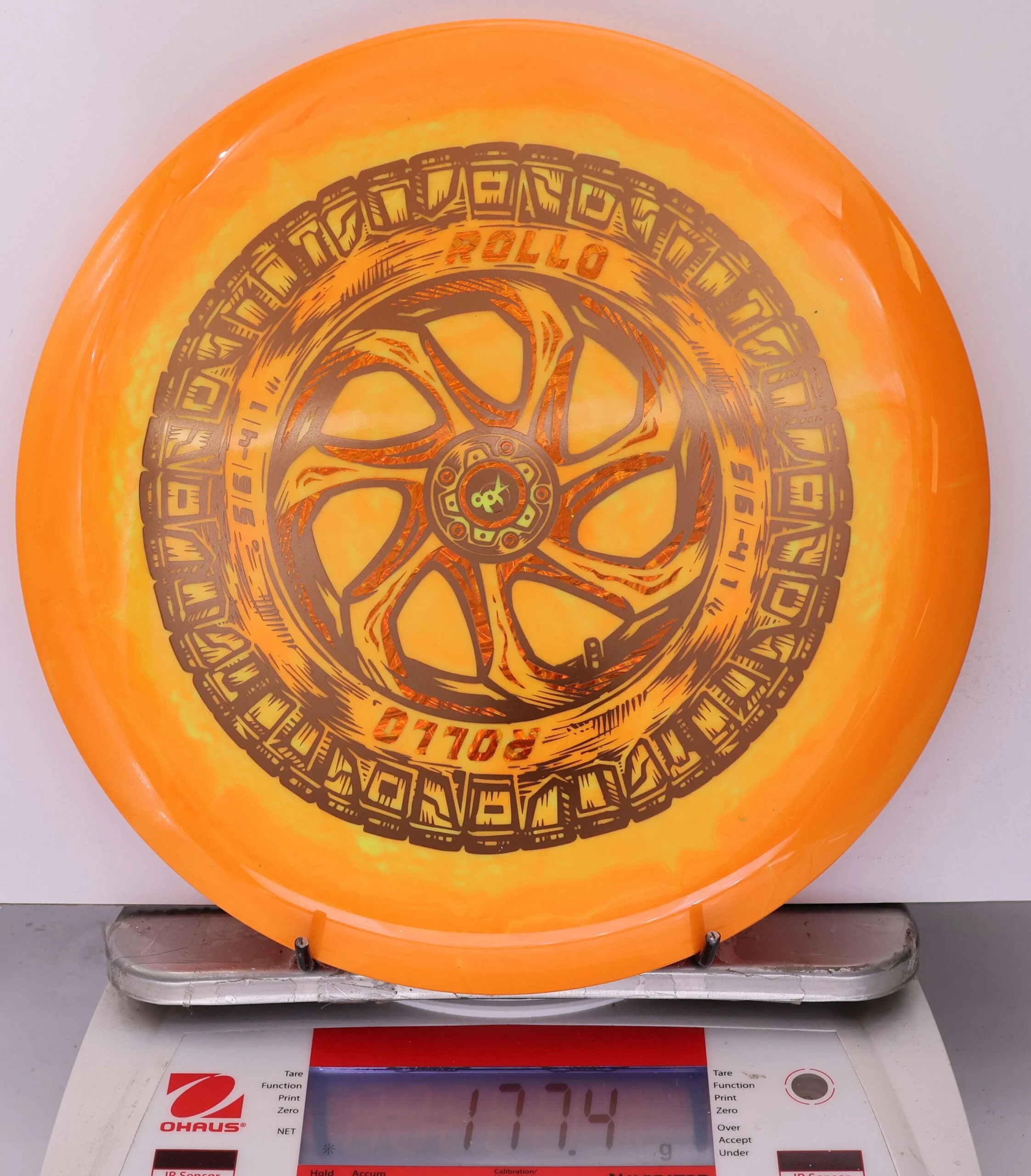 911184 Halo Star Rollo, Spare Tire - #26 Orange-LtOrange, 177