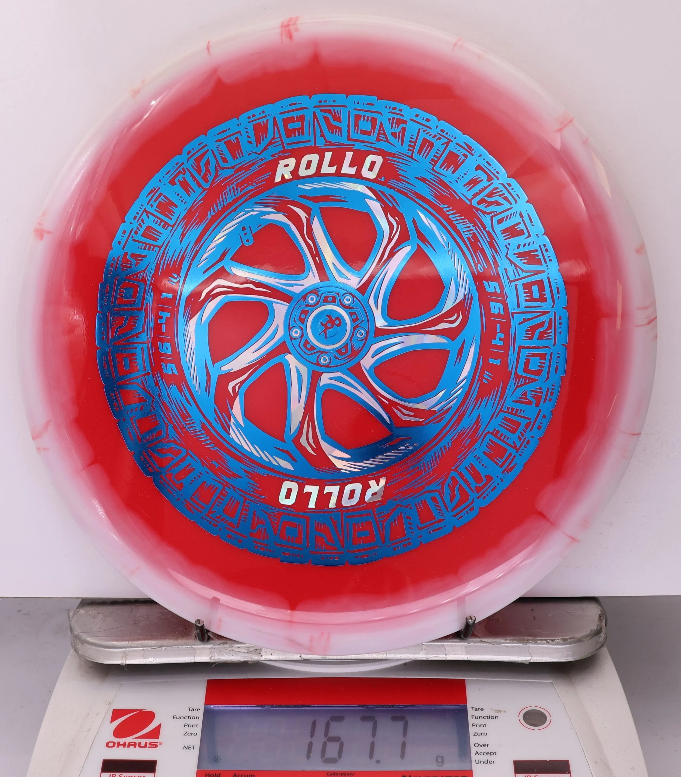911221 Halo Star Rollo, Spare Tire - #29 White-Red, 168