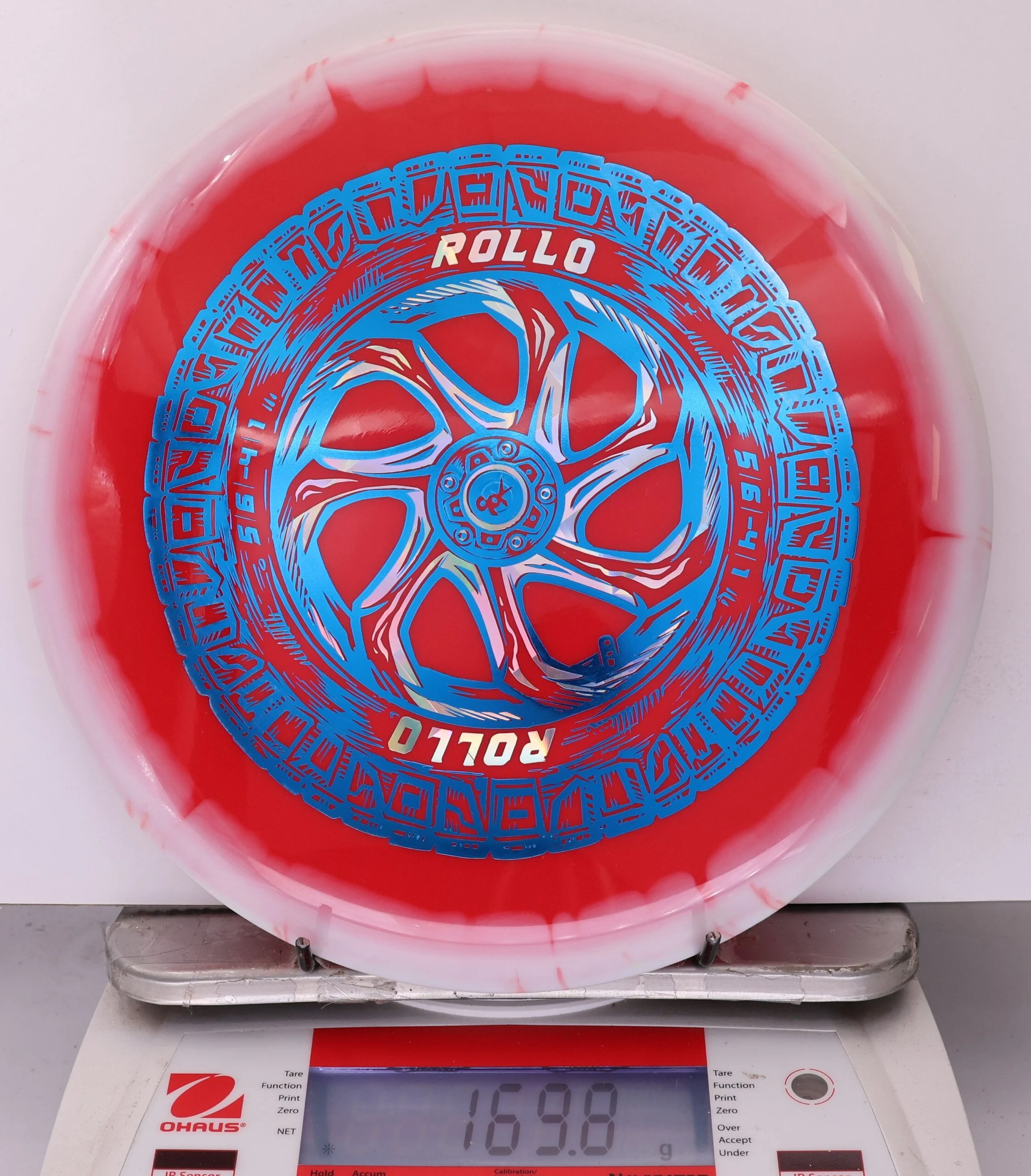 911222 Halo Star Rollo, Spare Tire - #30 White-Red, 170