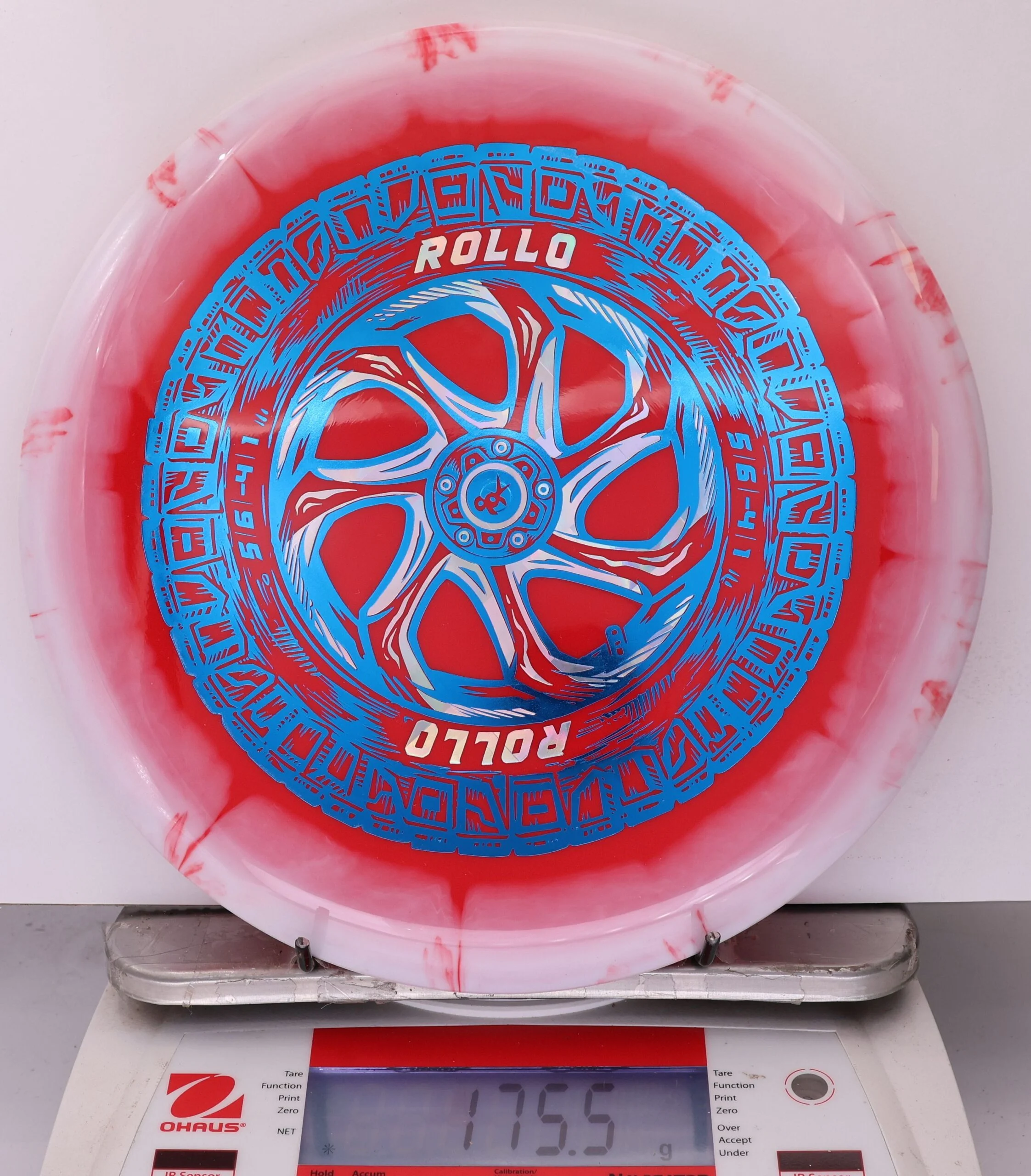 911223 Halo Star Rollo, Spare Tire - #31 White-Red, 176