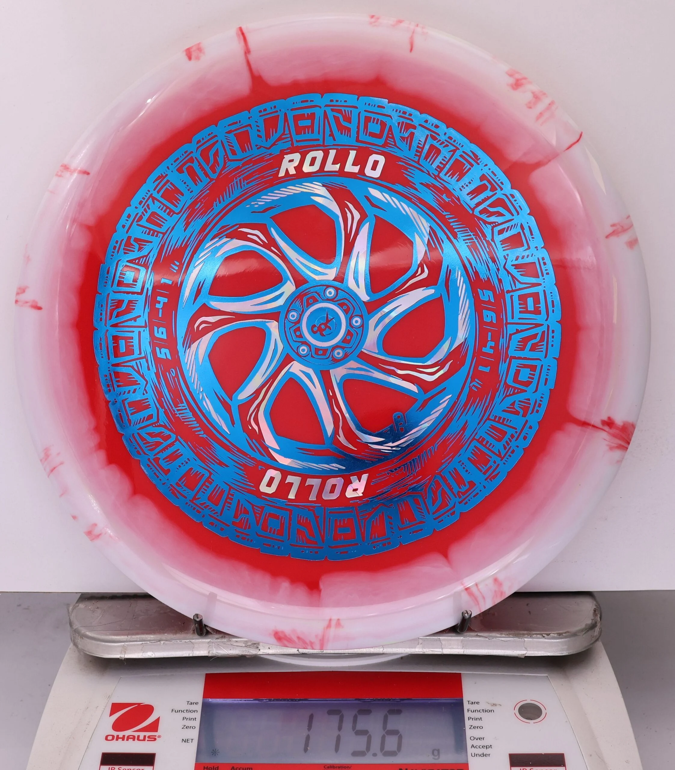 911258 Halo Star Rollo, Spare Tire - #32 White-Red, 176