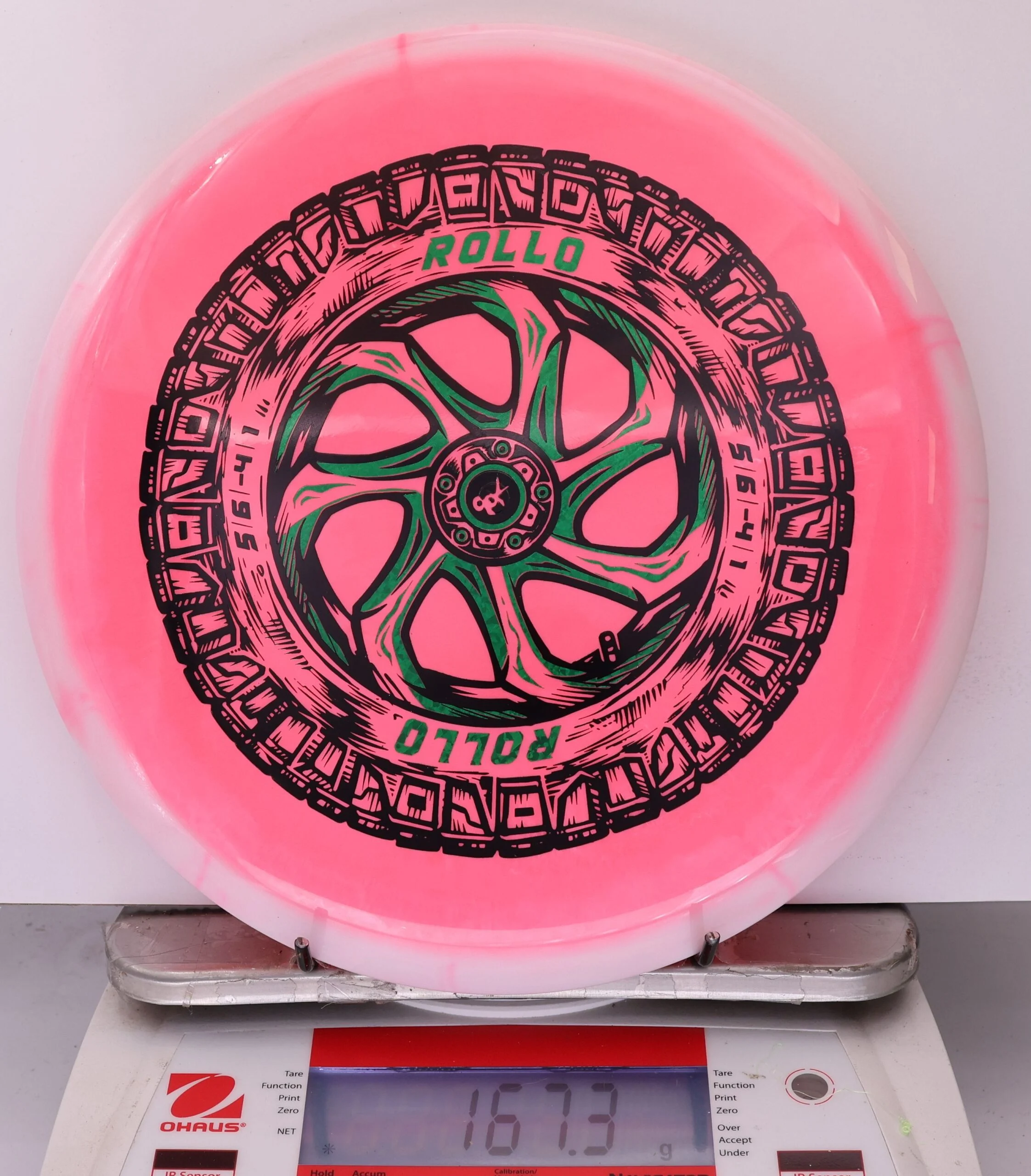 911261 Halo Star Rollo, Spare Tire - #35 White-Pink, 167