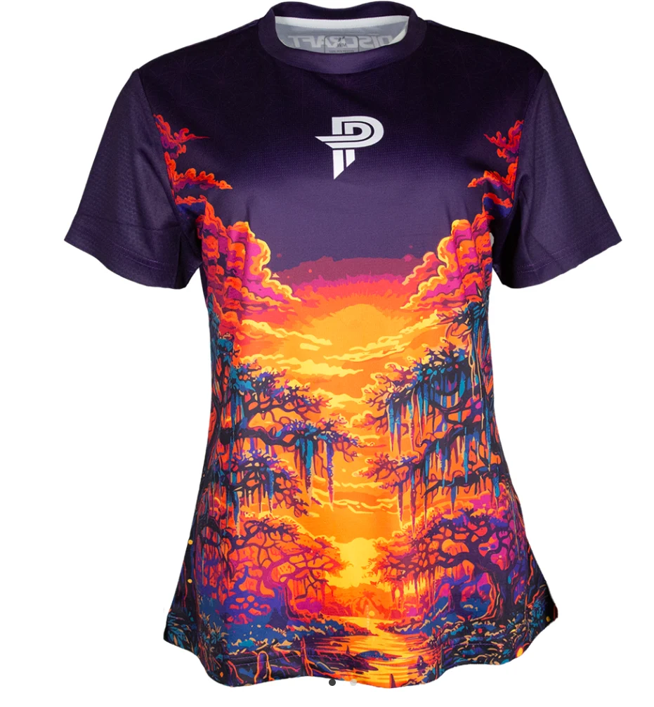 913424 Discraft Paige Pierce Women's Forest Jersey - PP Forest-Purple, Large