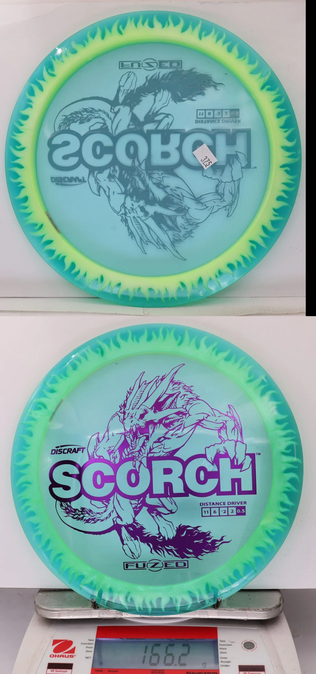 913599 FuZed Line Scorch - Flame - #375 Blue-LtYellow, 166