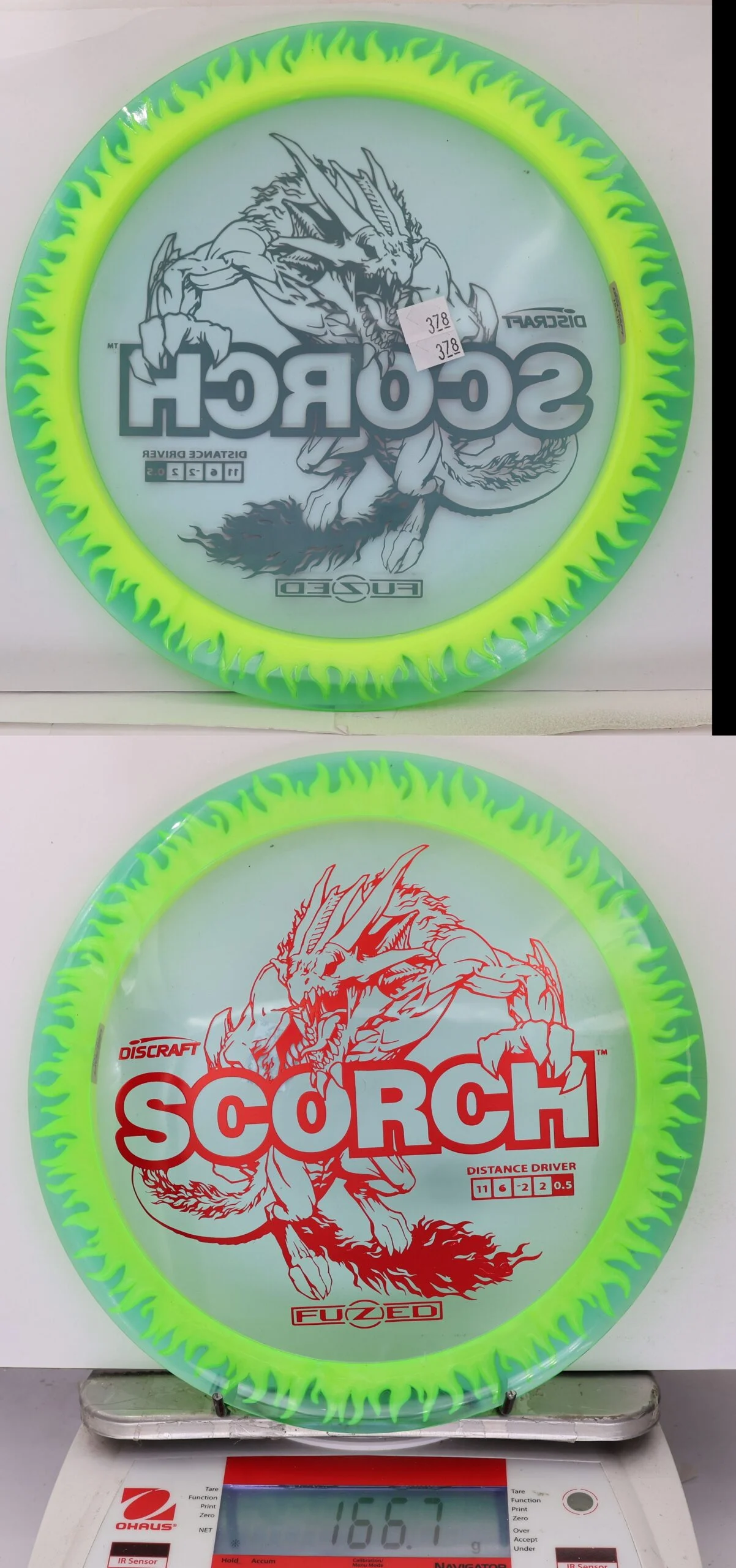 913602 FuZed Line Scorch - Flame - #378 Clear-NGrellow, 167