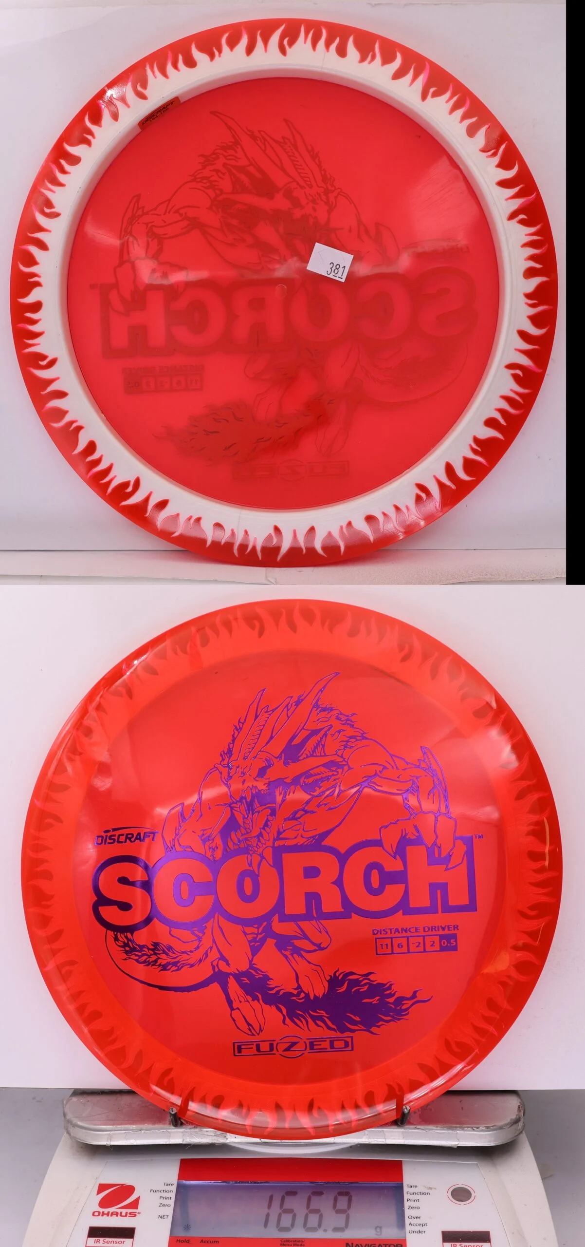 913610 FuZed Line Scorch - Flame - #381 Red-White, 167