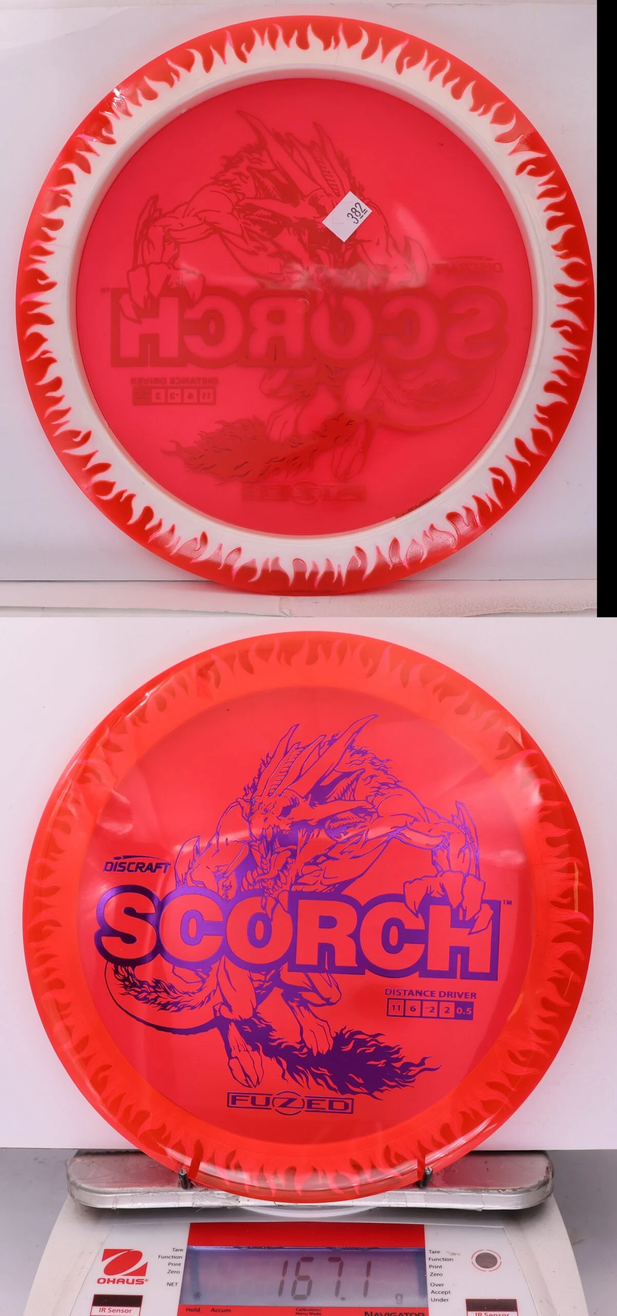 913611 FuZed Line Scorch - Flame - #382 Red-White, 167