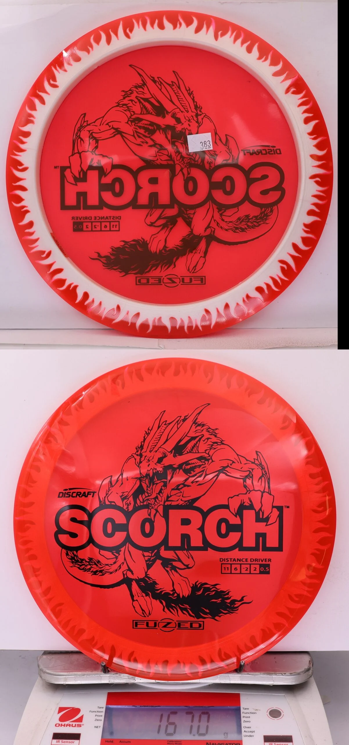 913612 FuZed Line Scorch - Flame - #383 Red-White, 167