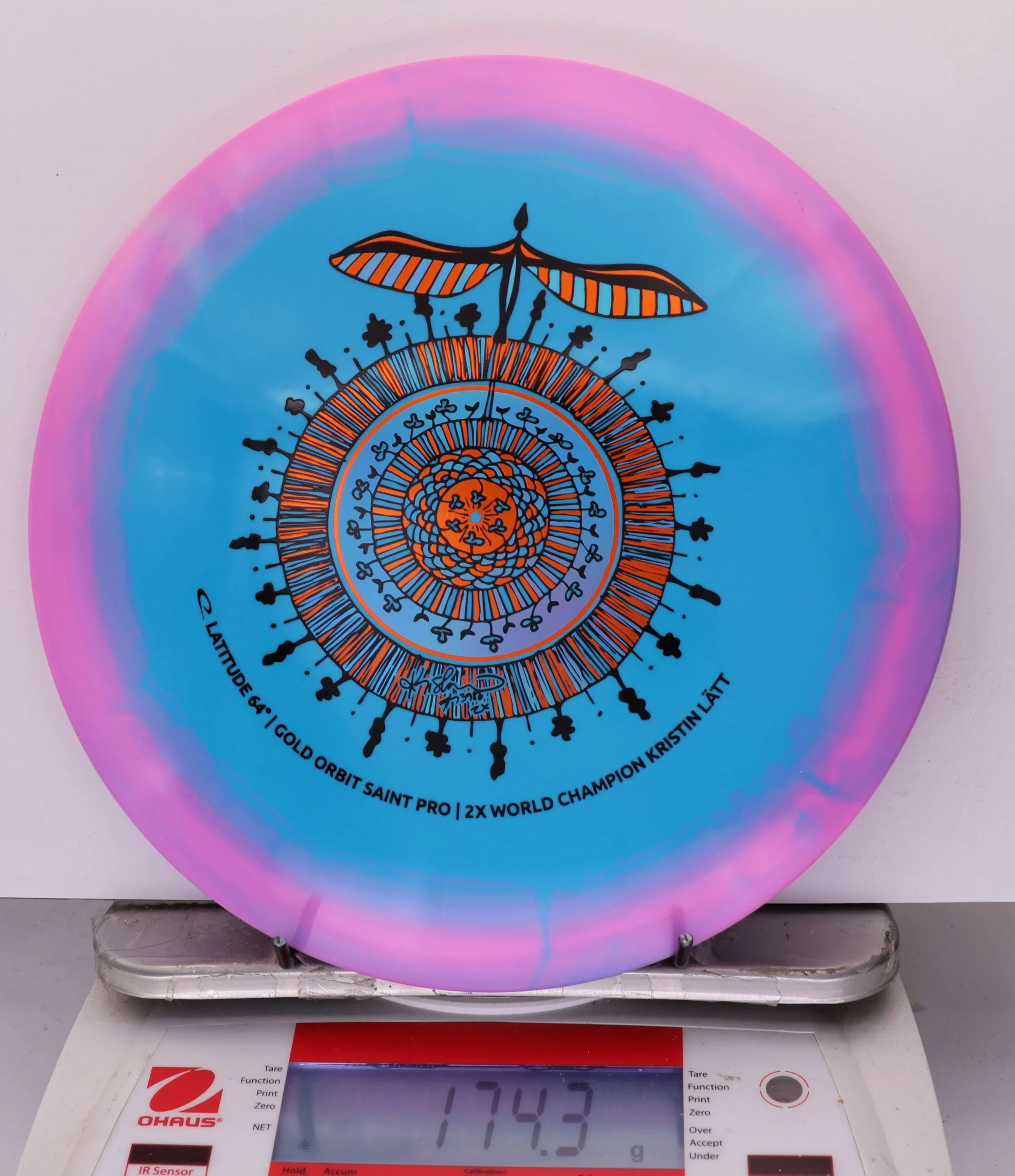 914422 Gold Orbit Saint Pro, Kristin Latt 2026 Team Series - #200 Pink-Blue, 174