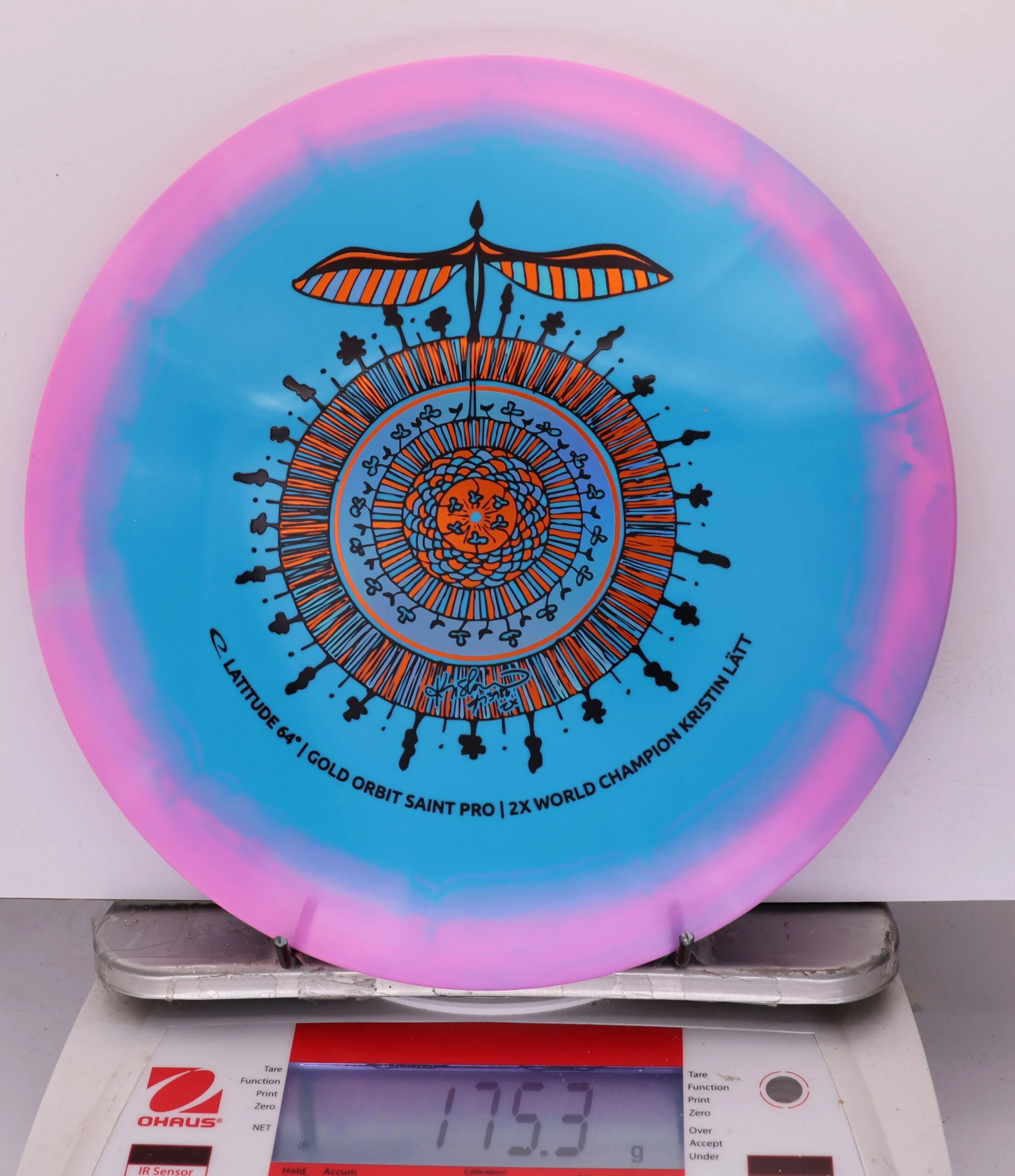 914423 Gold Orbit Saint Pro, Kristin Latt 2026 Team Series - #201 Pink-Blue, 175