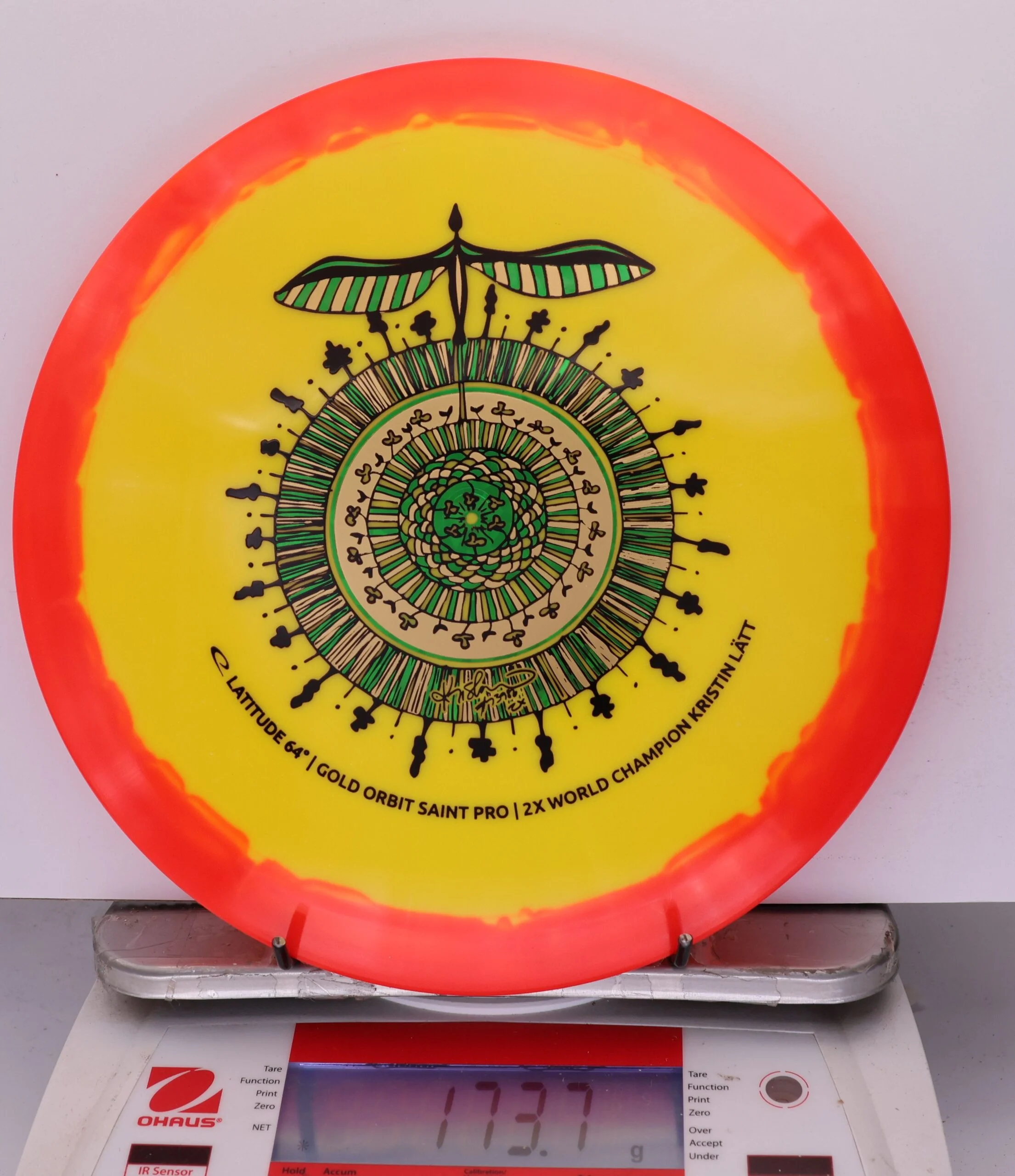 914544 Gold Orbit Saint Pro, Kristin Latt 2026 Team Series - #222 Orange-Yellow, 174