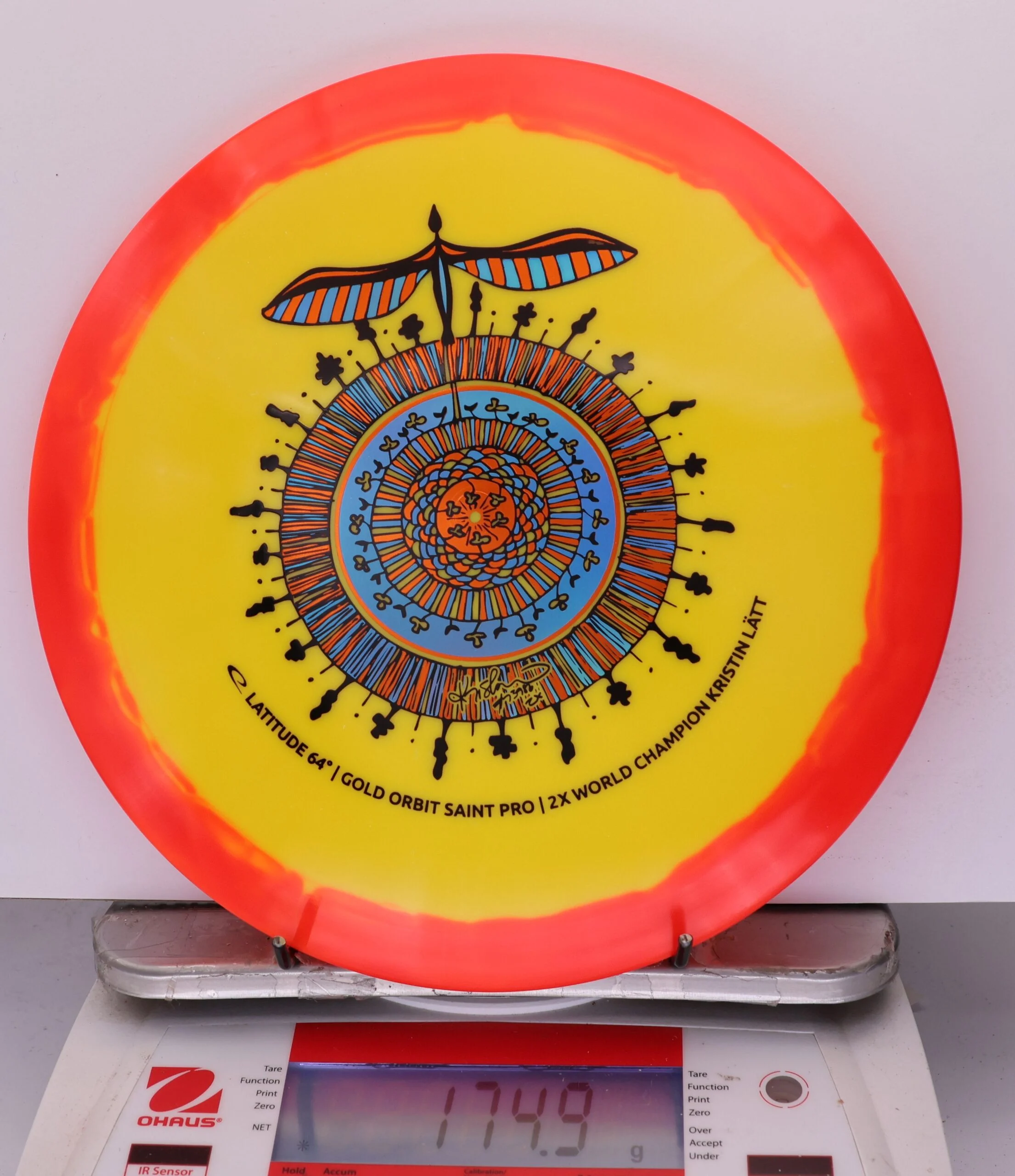 914546 Gold Orbit Saint Pro, Kristin Latt 2026 Team Series - #224 Orange-Yellow, 175