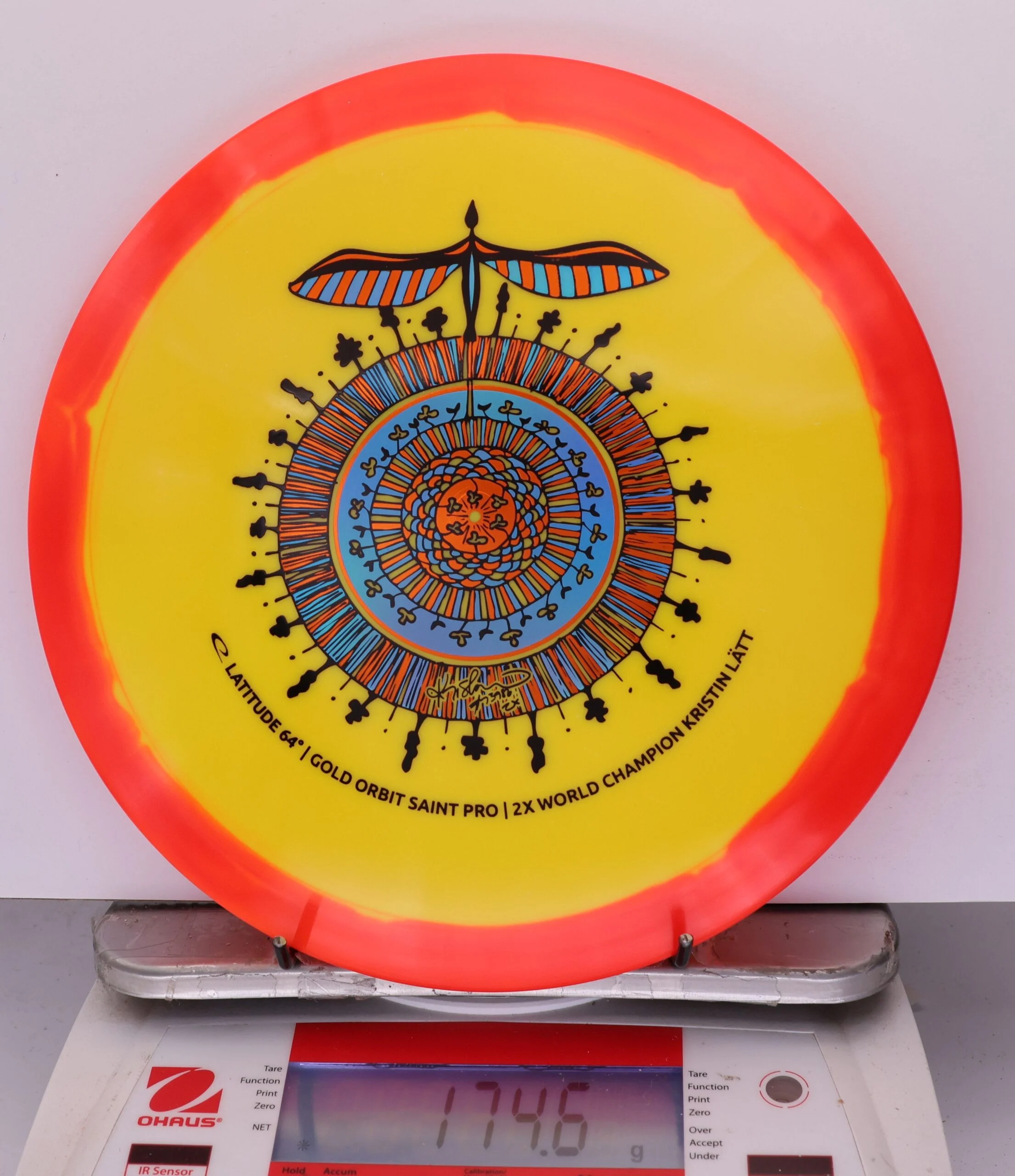 914572 Gold Orbit Saint Pro, Kristin Latt 2026 Team Series - #225 Orange-Yellow, 175