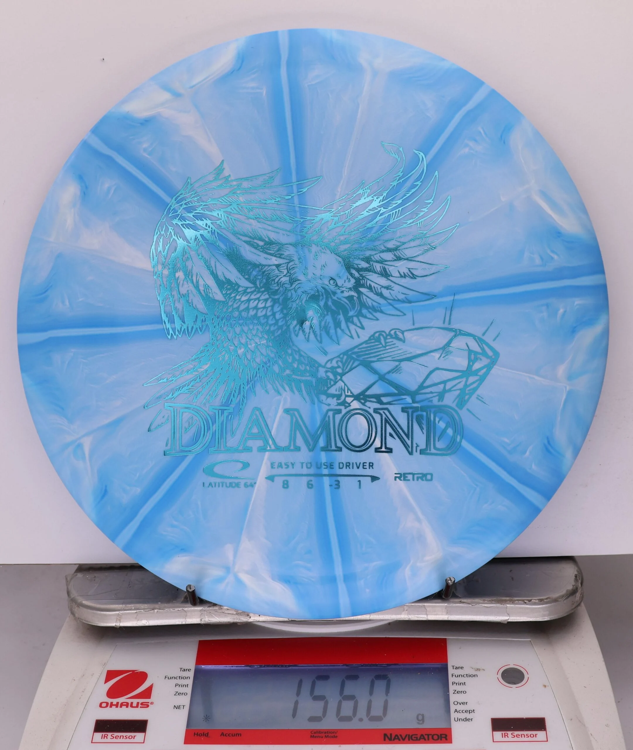 918056 Retro Burst Diamond - #201 Blue, 156